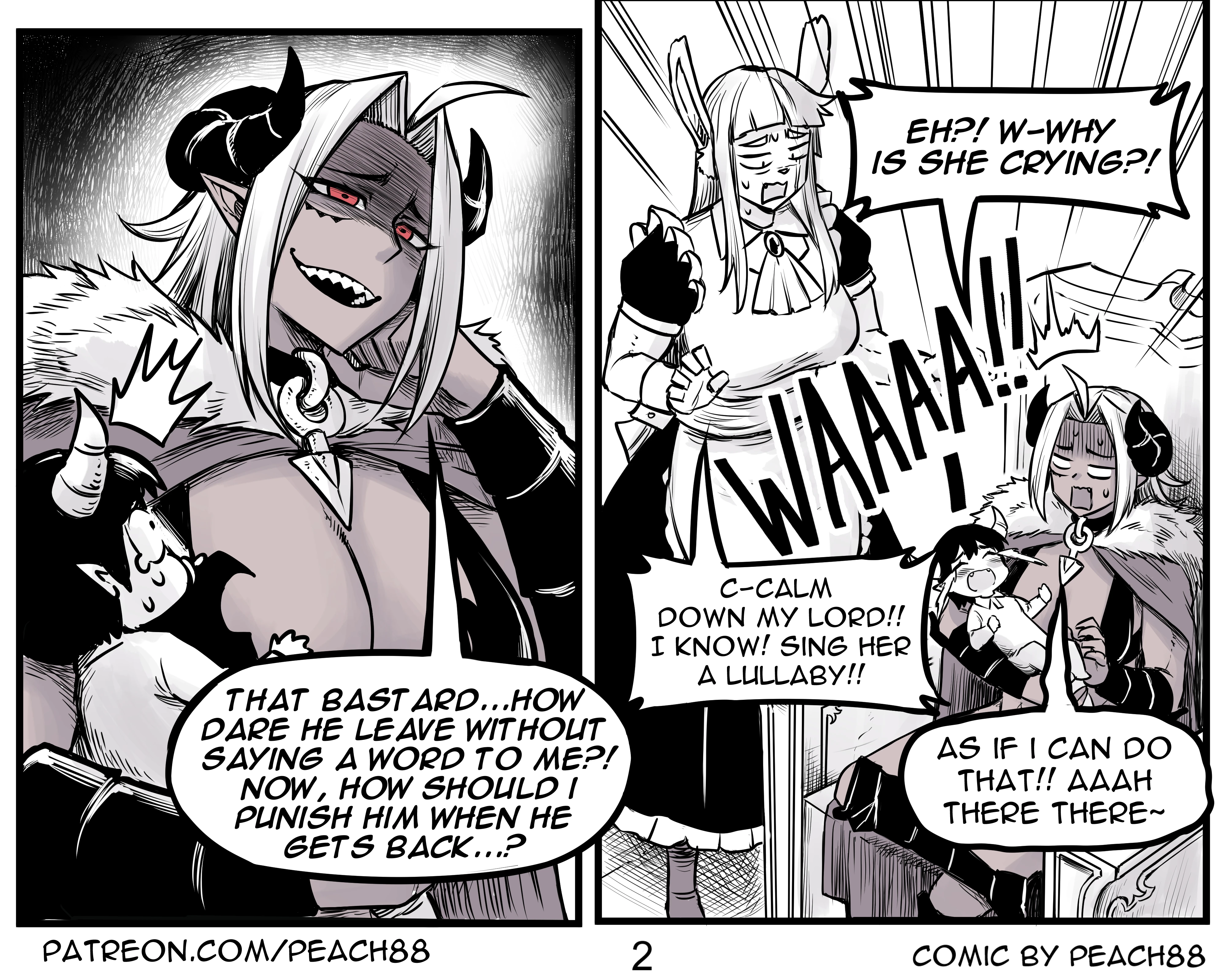 Demon King GF 2 porn comic picture 2