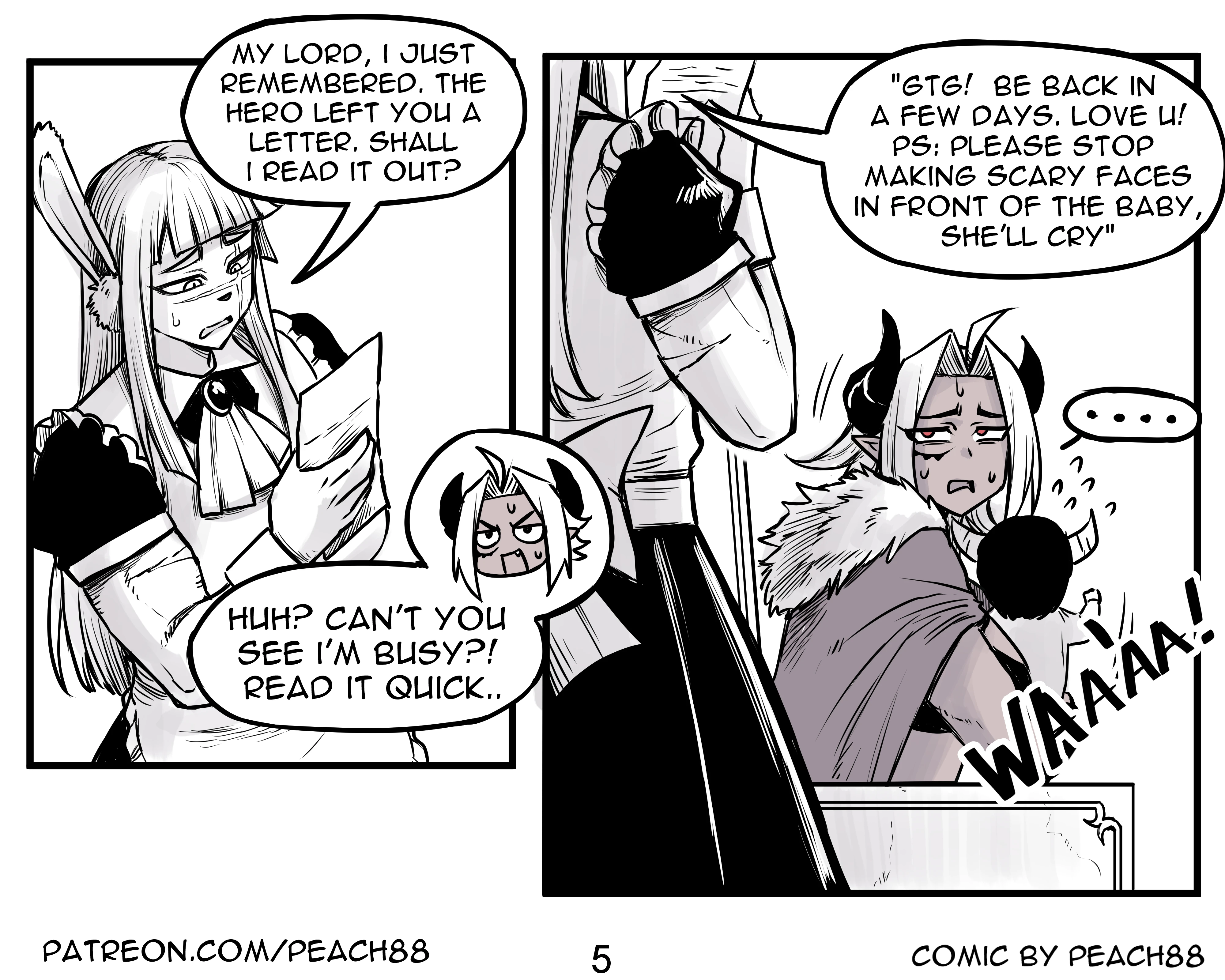 Demon King GF 2 porn comic picture 5