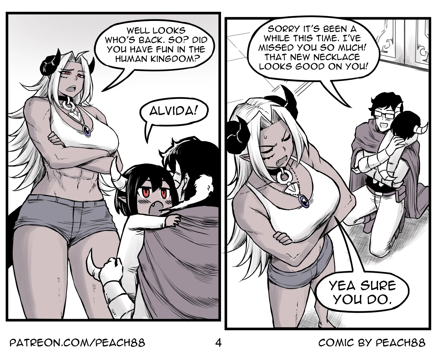 Demon King GF 4 porn comic picture 4