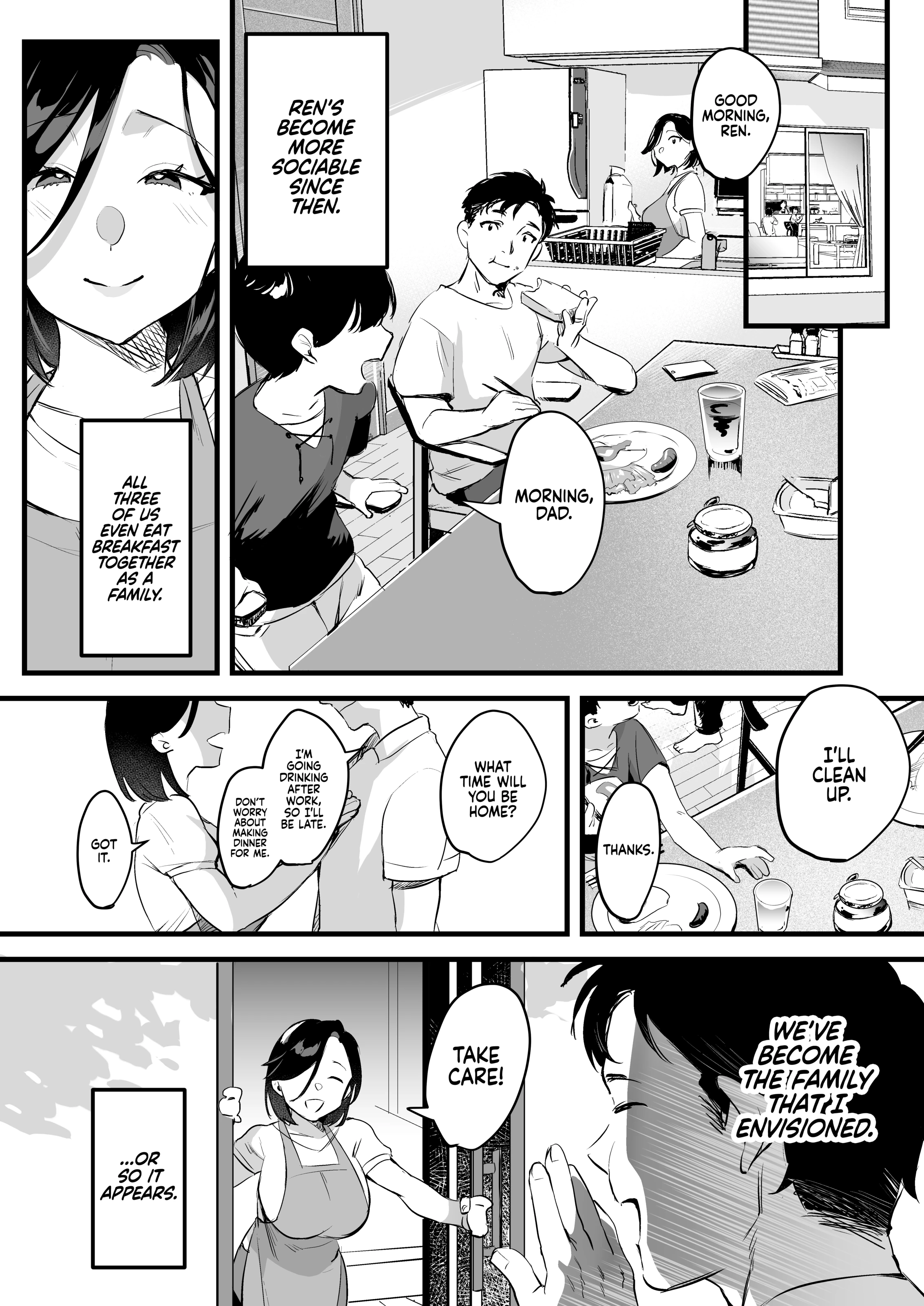 Divorced with a Child Part 2 porn comic picture 35