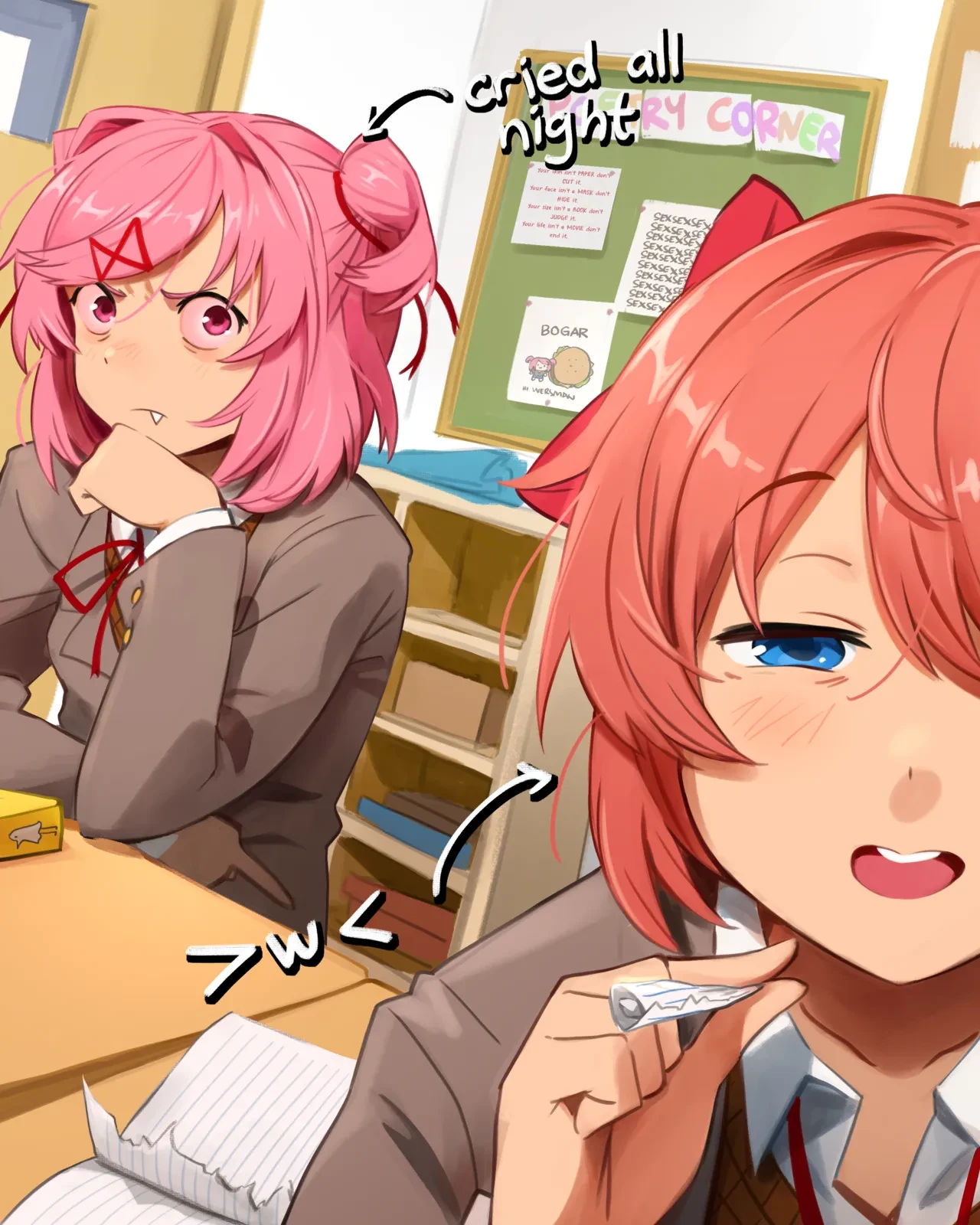 Doki Doki Literature Club! porn comic picture 65