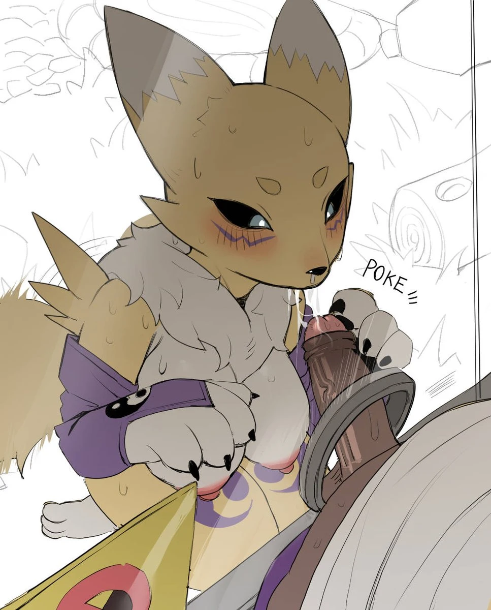 "Don't Feed the Renamon" porn comic picture 4