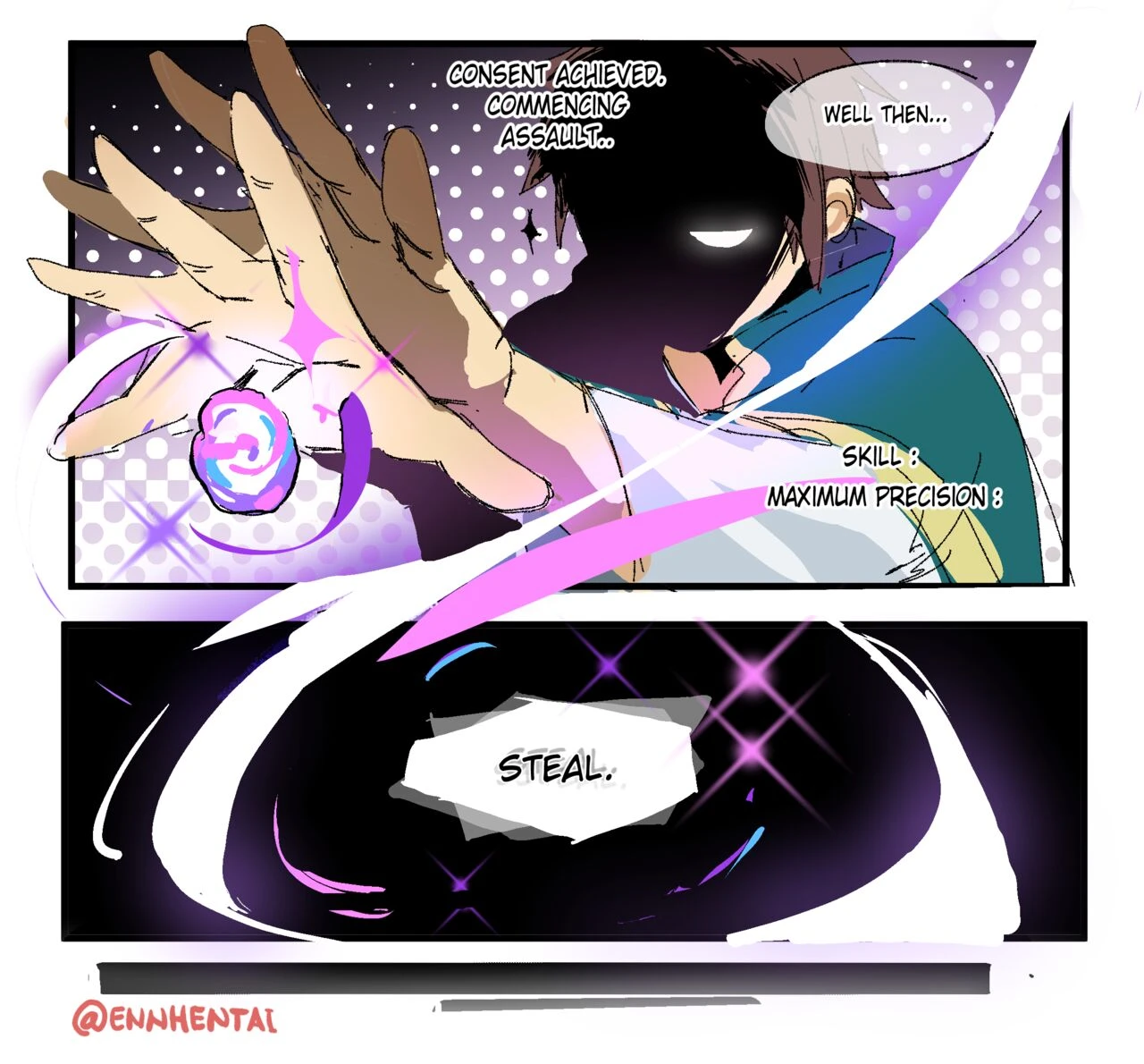 Dorkness x Kazuma porn comic picture 4