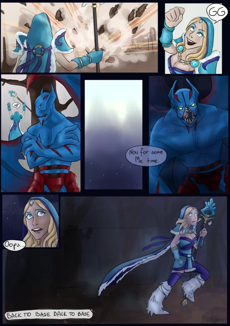 Dota - Blindwildcat porn comic picture 1