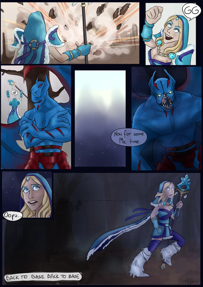 Dota - Blindwildcat porn comic picture 1