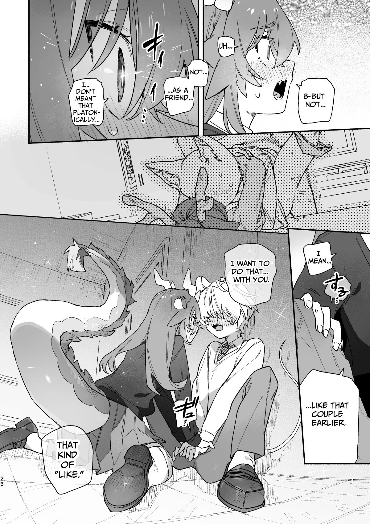 Dragon Girl X Mouse Boy porn comic picture 23