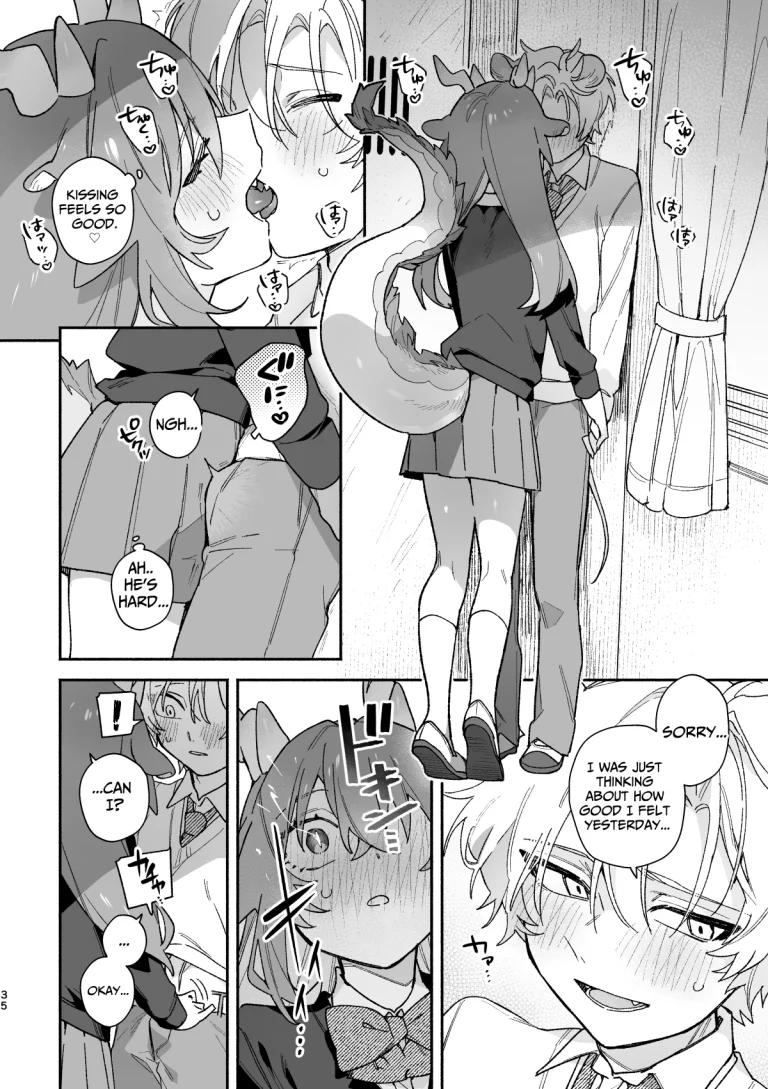 Dragon Girl X Mouse Boy porn comic picture 35
