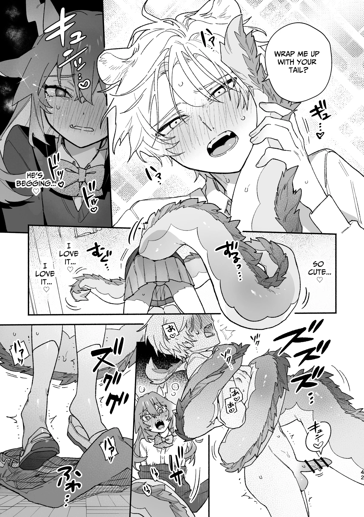 Dragon Girl X Mouse Boy porn comic picture 42