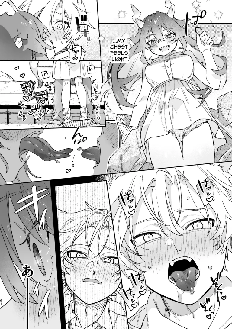Dragon Girl X Mouse Boy porn comic picture 61