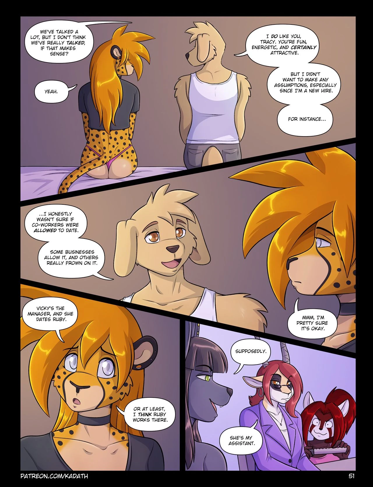 Dynamite's Dating Dilemma porn comic picture 50