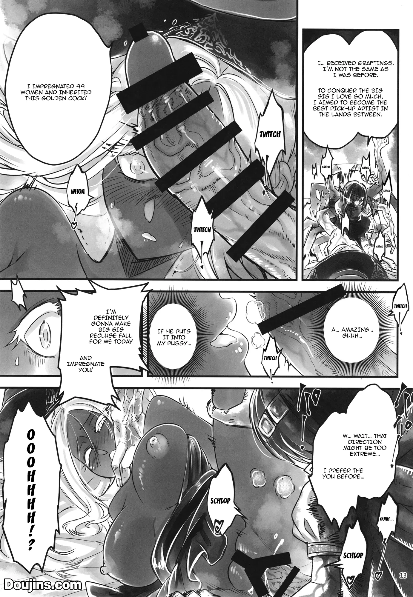 エルデンキラキラ：闇夜娼館 (Elden KiraKira: Night Brothel) porn comic picture 14