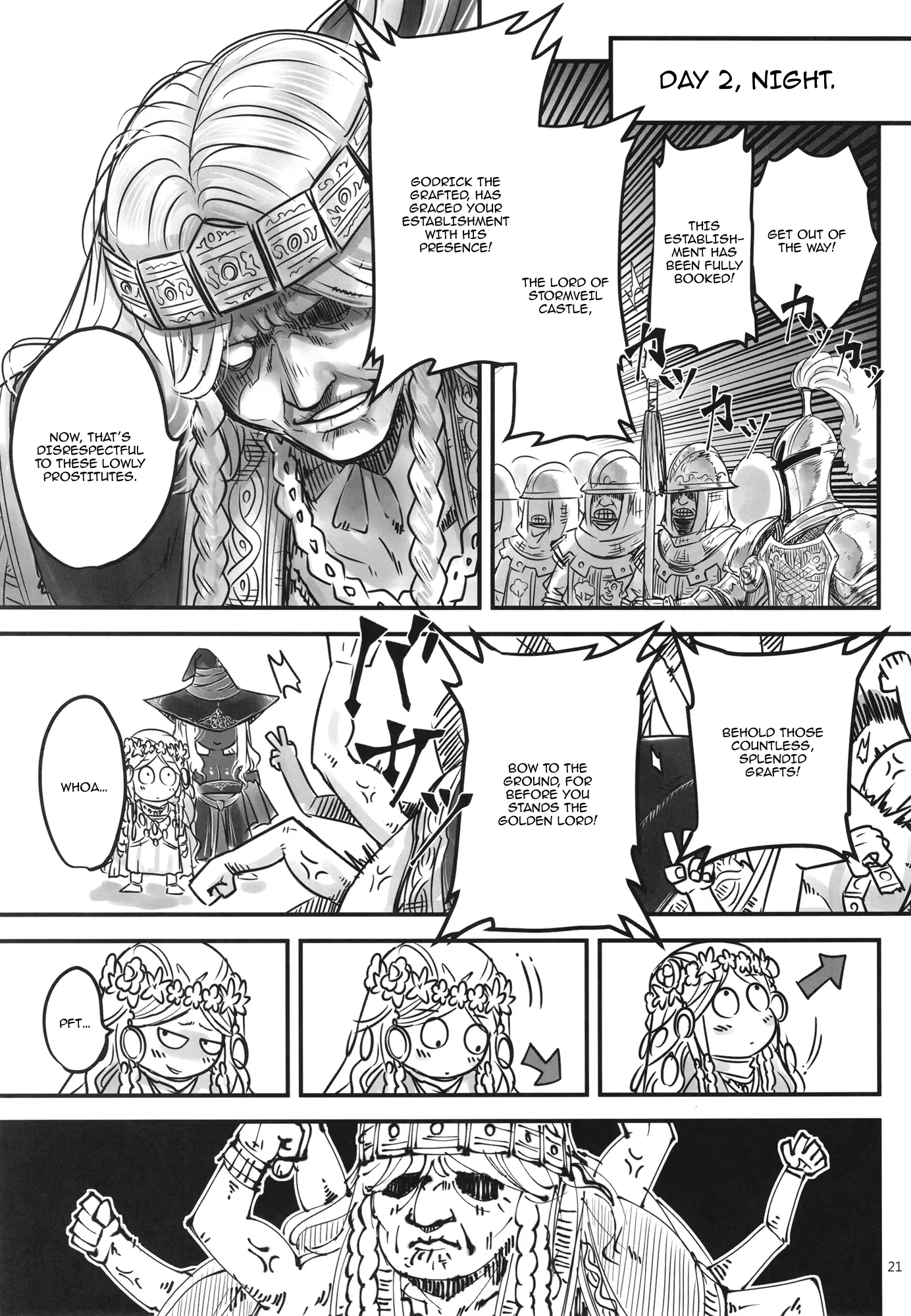 エルデンキラキラ：闇夜娼館 (Elden KiraKira: Night Brothel) porn comic picture 22