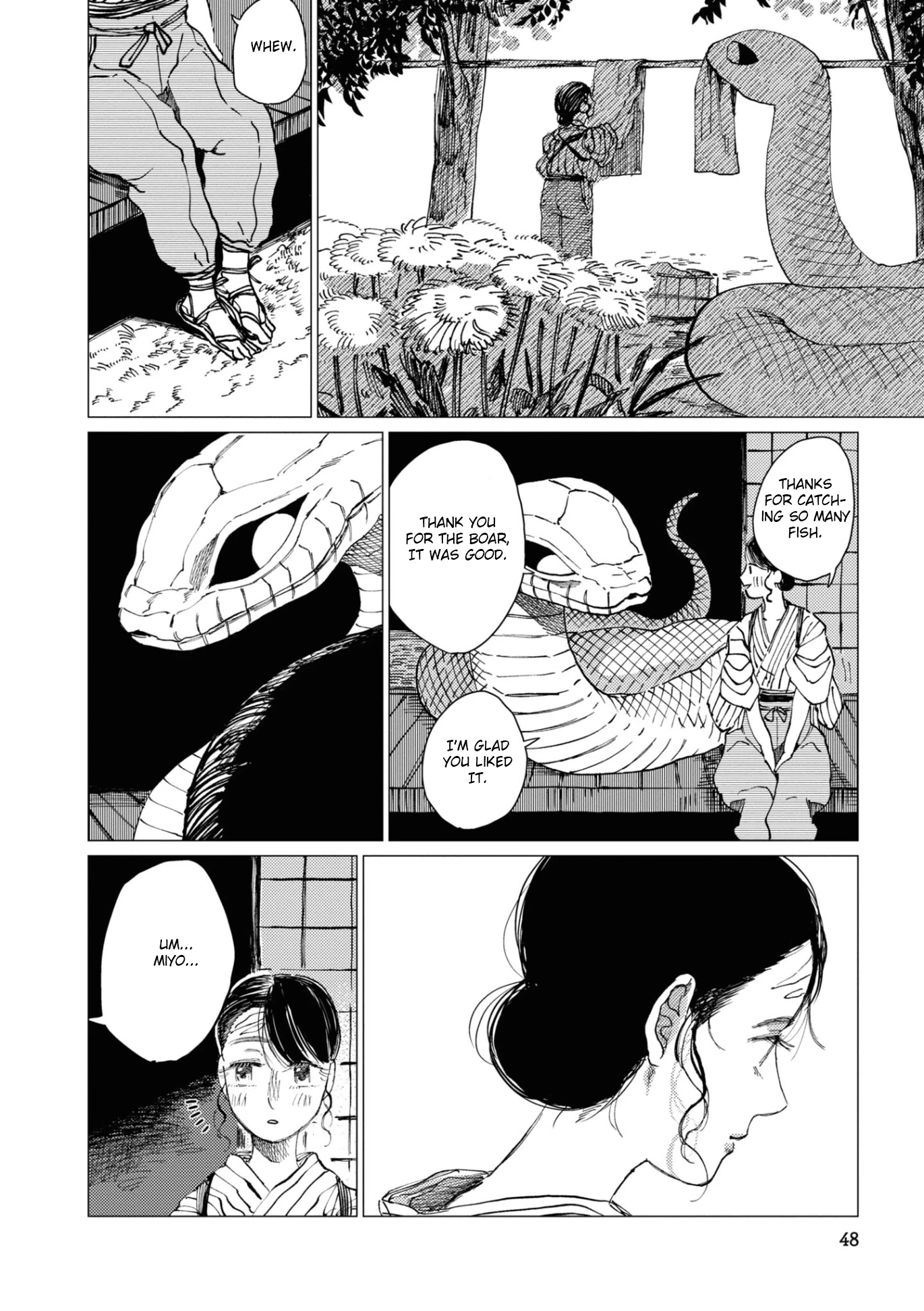 大蛇に嫁いだ娘 (The Great Snake's Bride) Volume 2 porn comic picture 48