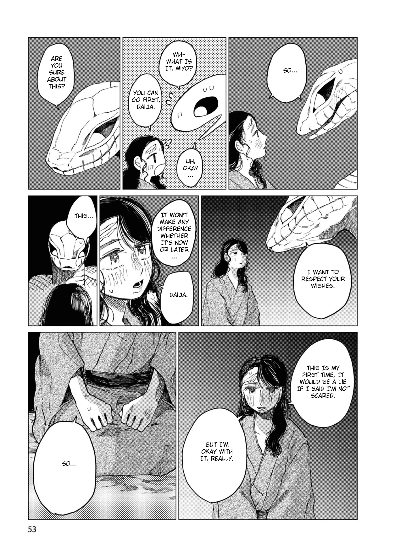大蛇に嫁いだ娘 (The Great Snake's Bride) Volume 2 porn comic picture 53