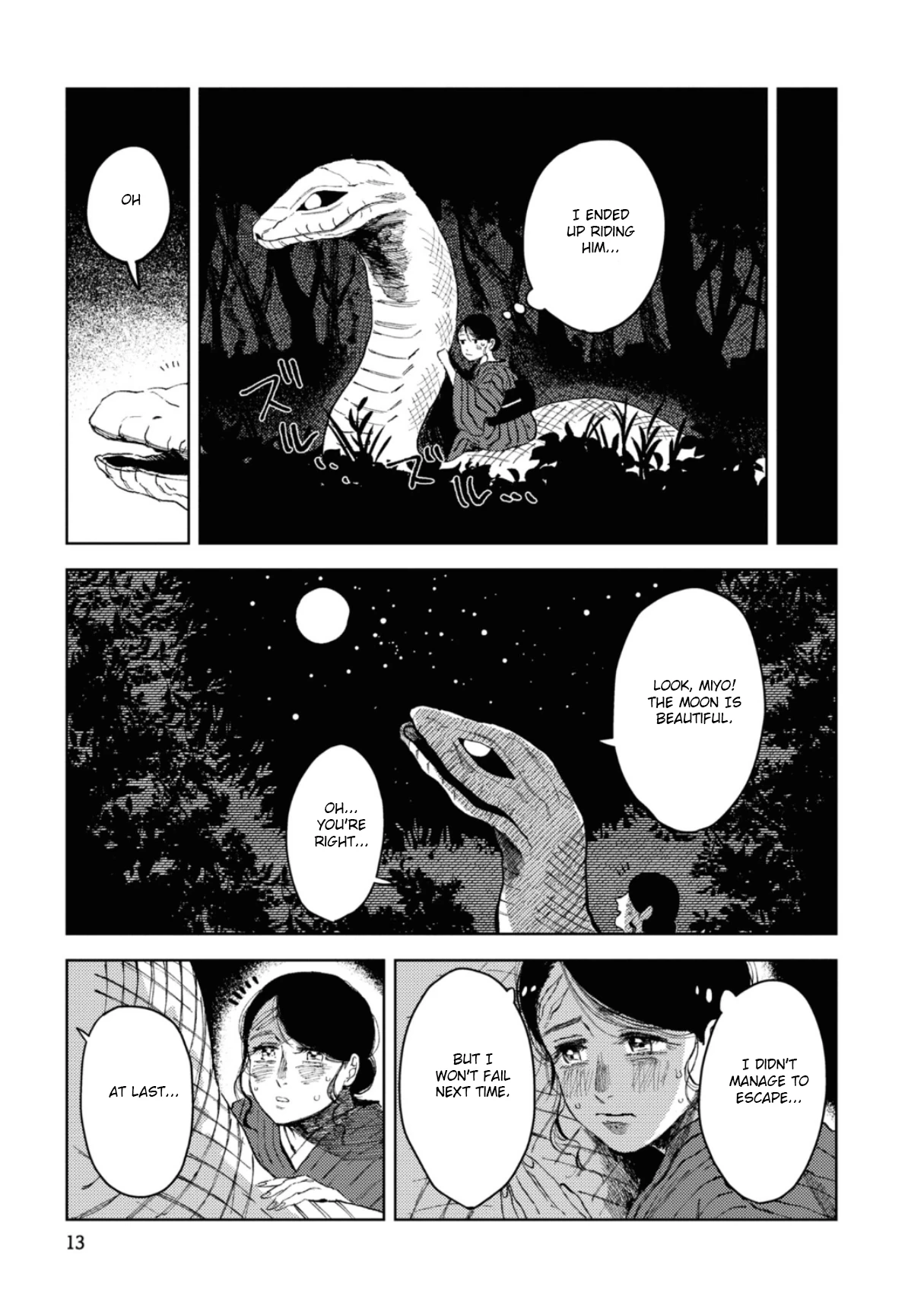大蛇に嫁いだ娘1 (The Great Snake's Bride) Volume 1 porn comic picture 14