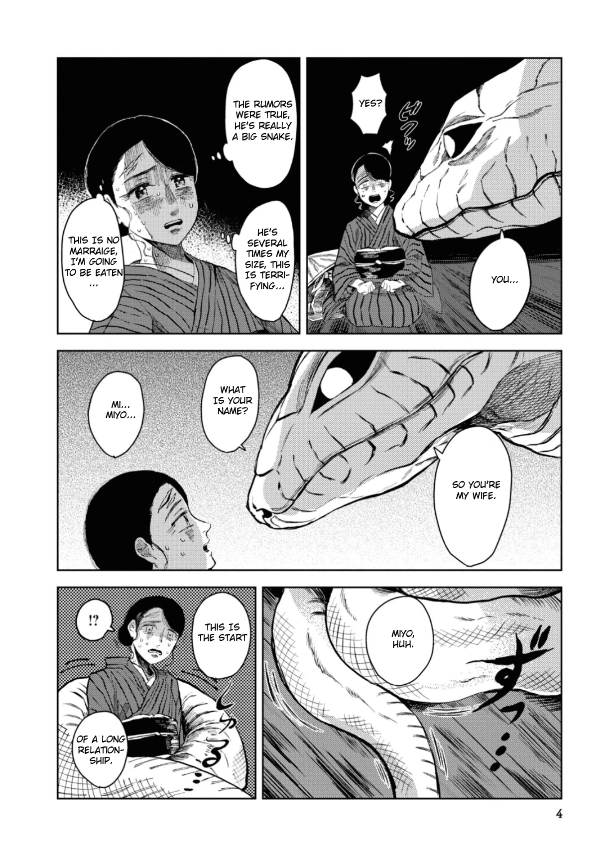 大蛇に嫁いだ娘1 (The Great Snake's Bride) Volume 1 porn comic picture 5