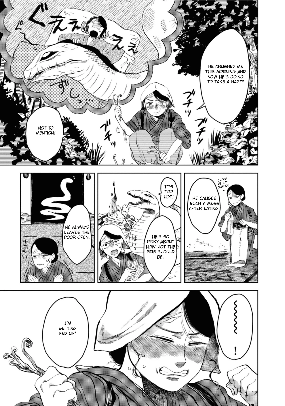 大蛇に嫁いだ娘1 (The Great Snake's Bride) Volume 1 porn comic picture 56