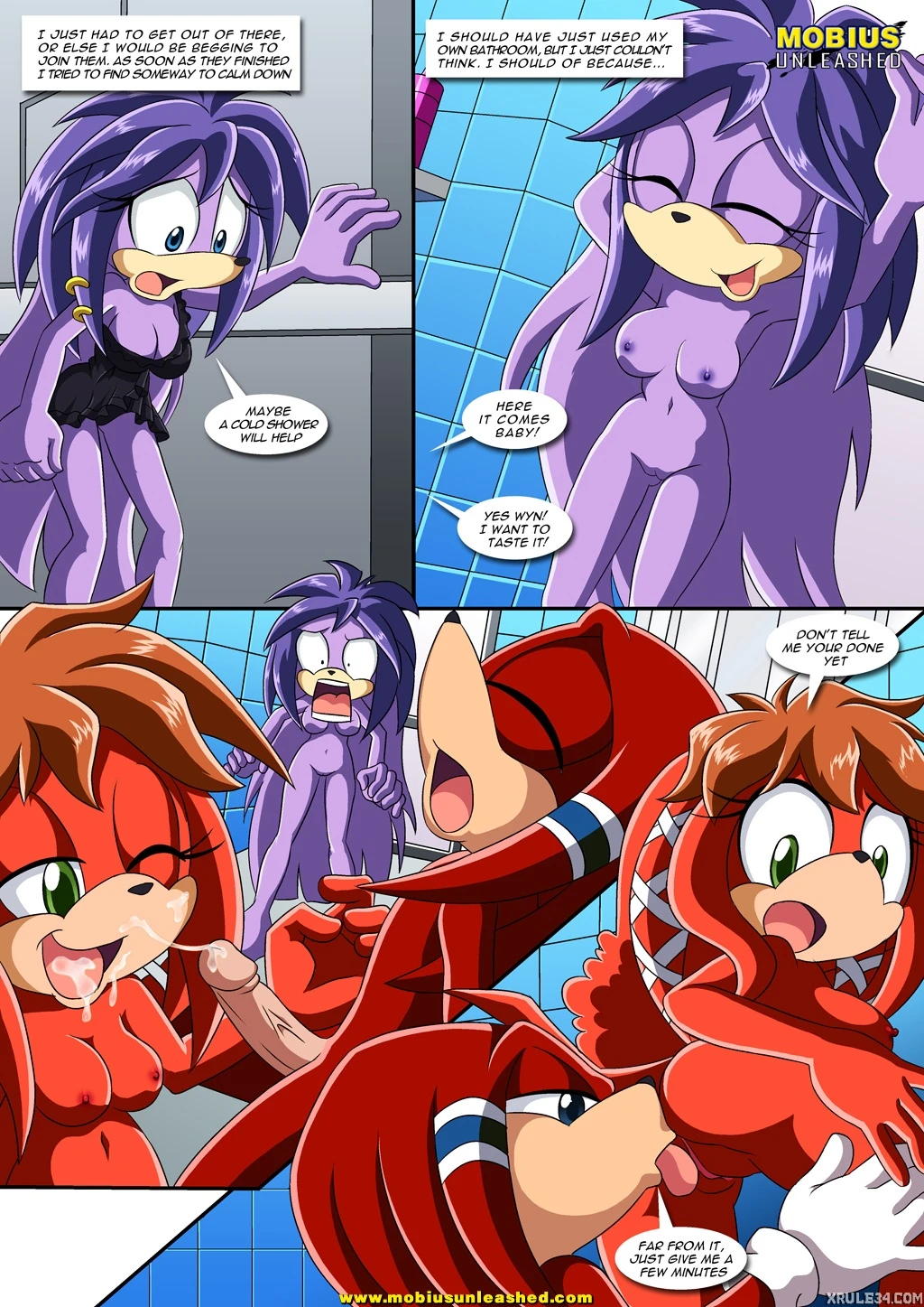 Echidna tail porn comic picture 7