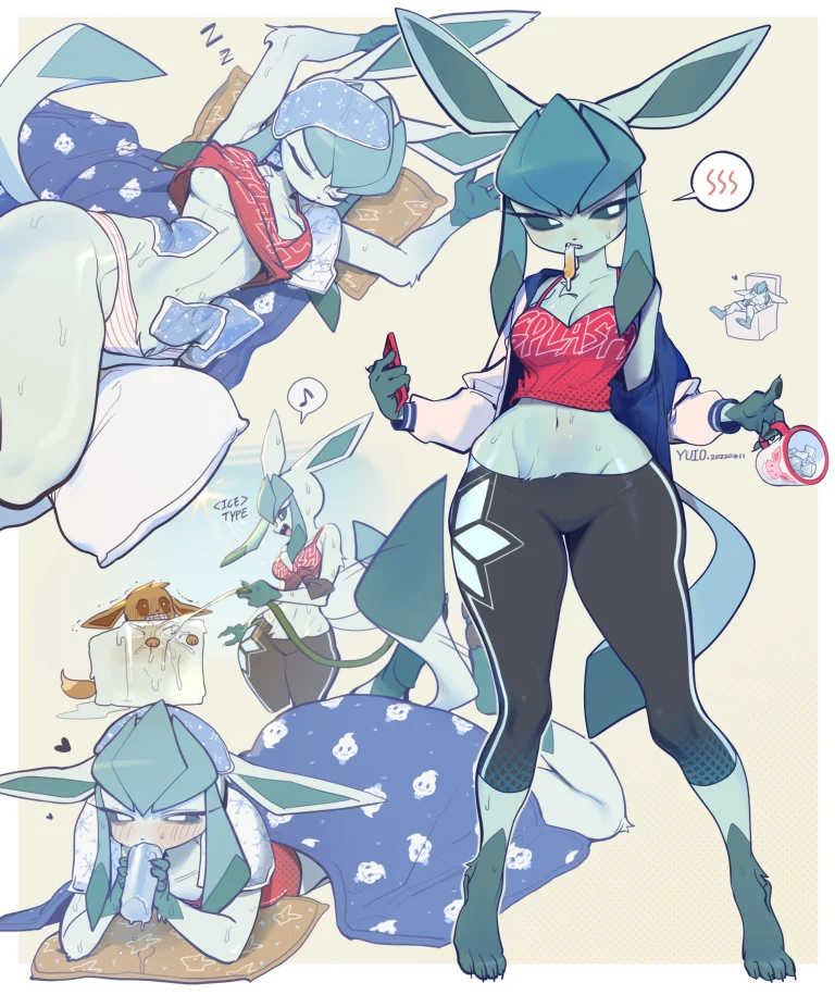 Eevee and his Sisters: Glaceon porn comic picture 1