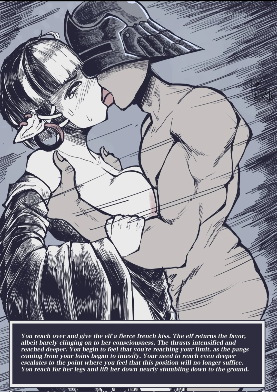 Elf Date porn comic picture 12