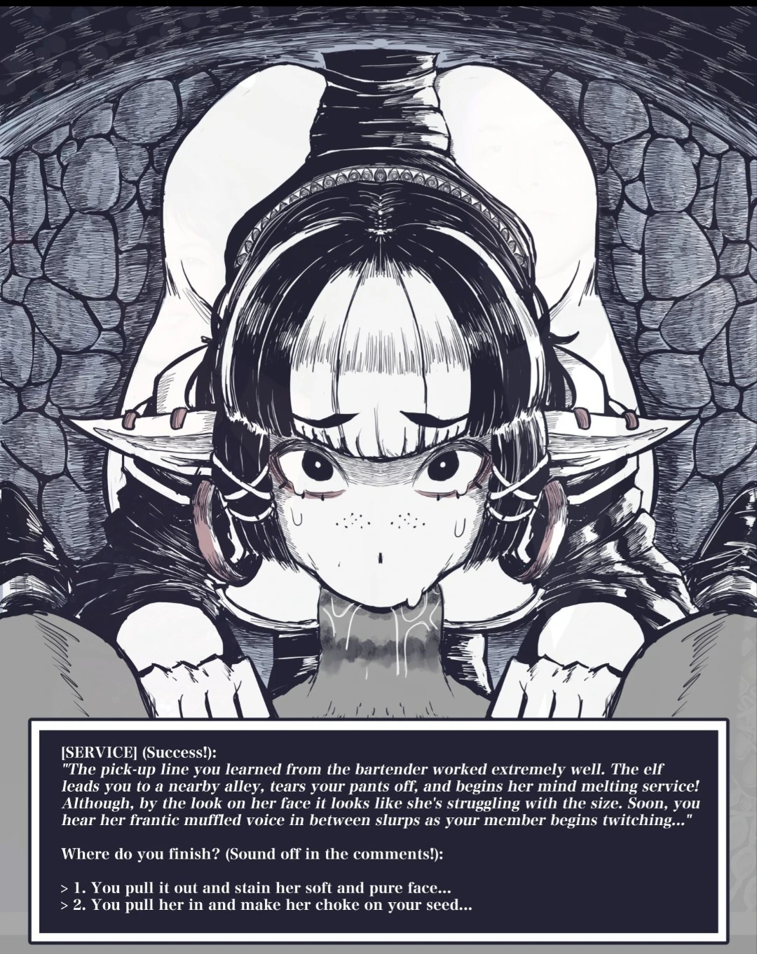 Elf Date porn comic picture 2