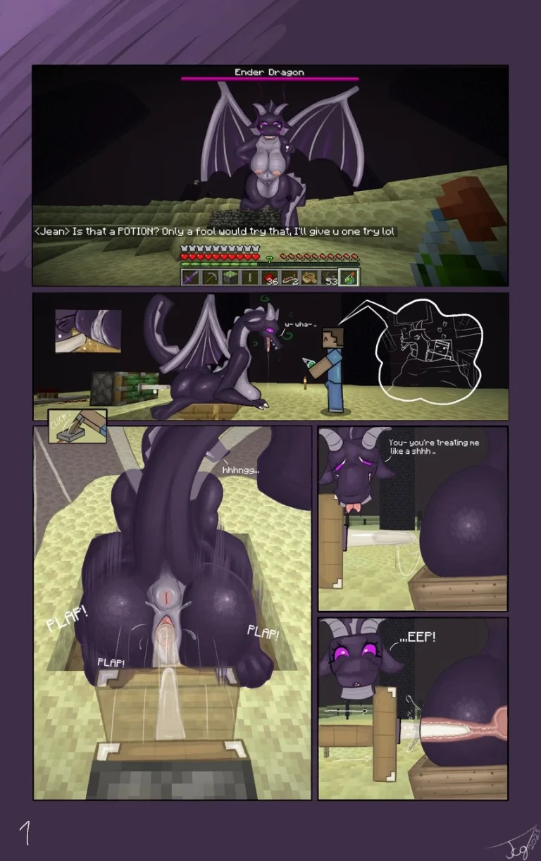 Ender Dragon comic porn comic picture 1