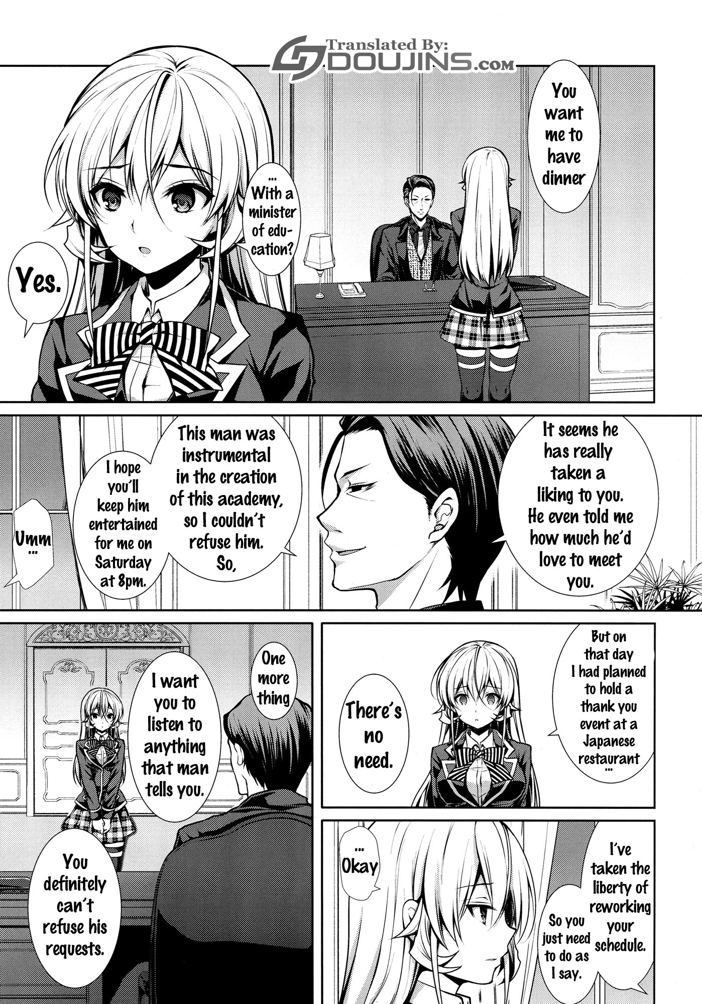 Erina-sama Ura Settai porn comic picture 2