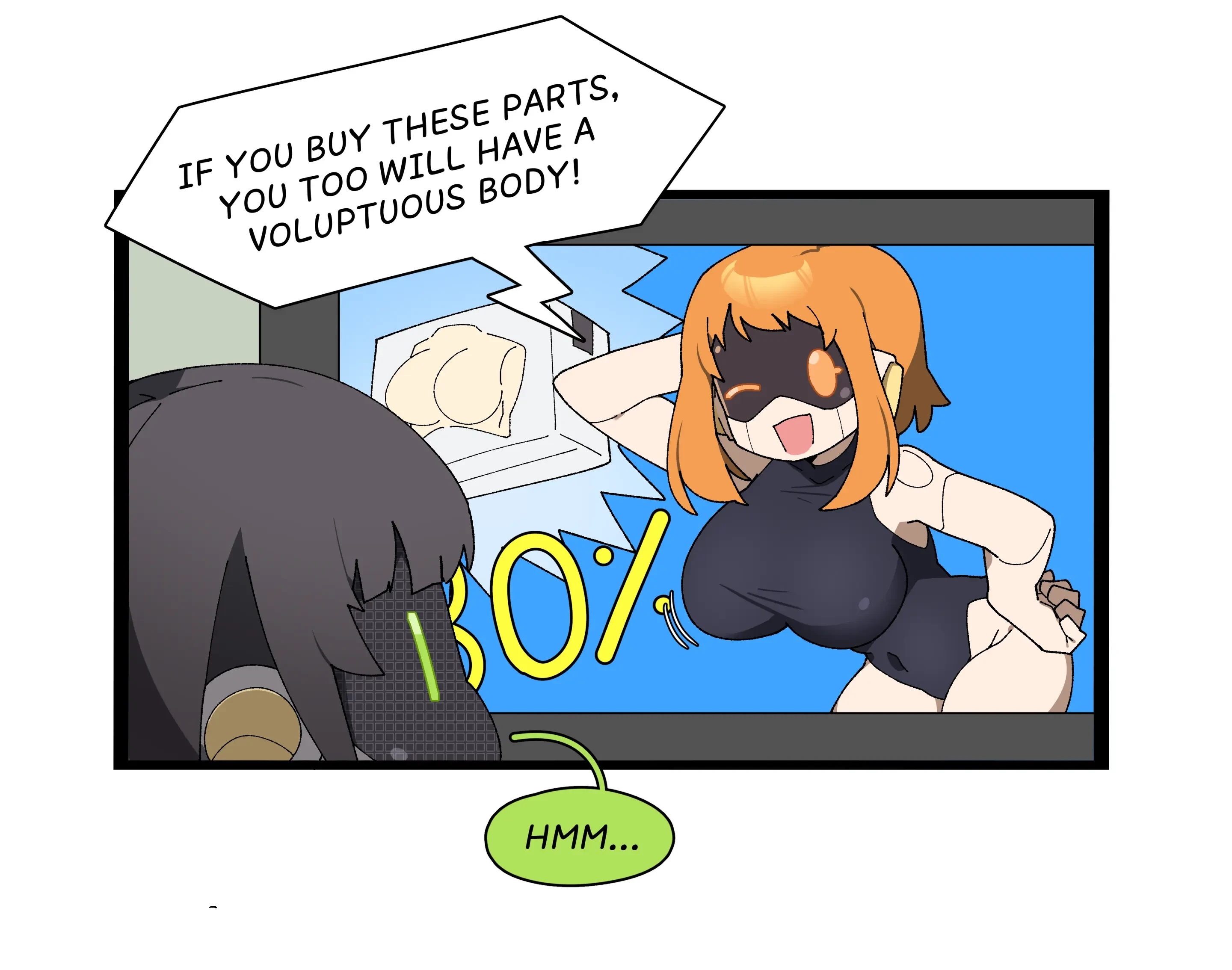 Ev3 - Robot Girl porn comic picture 3
