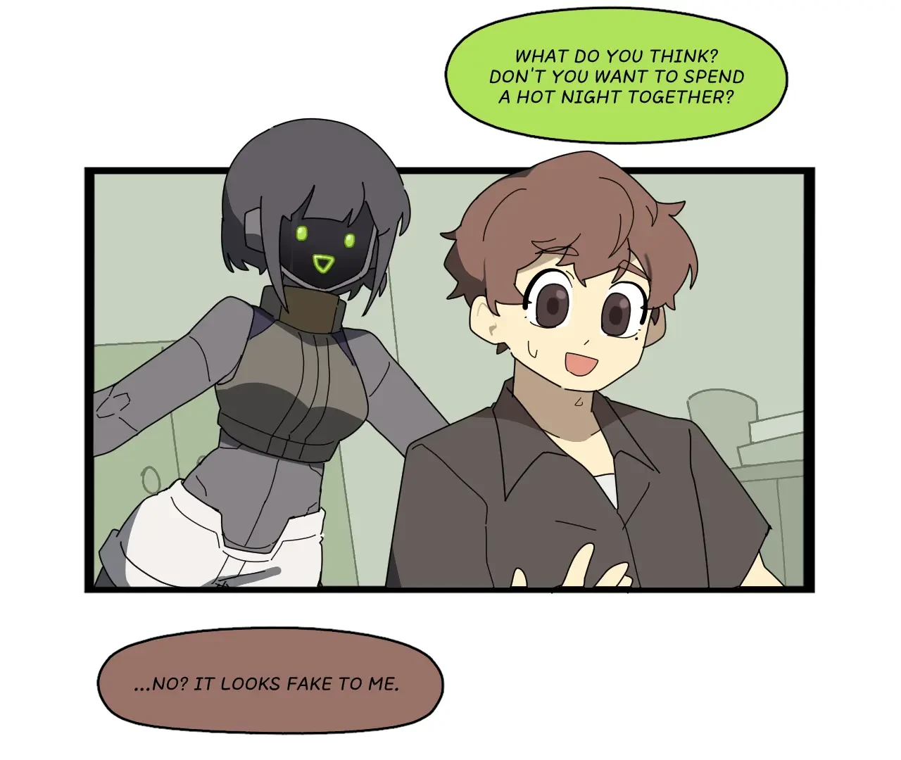 Ev3 - Robot Girl porn comic picture 35