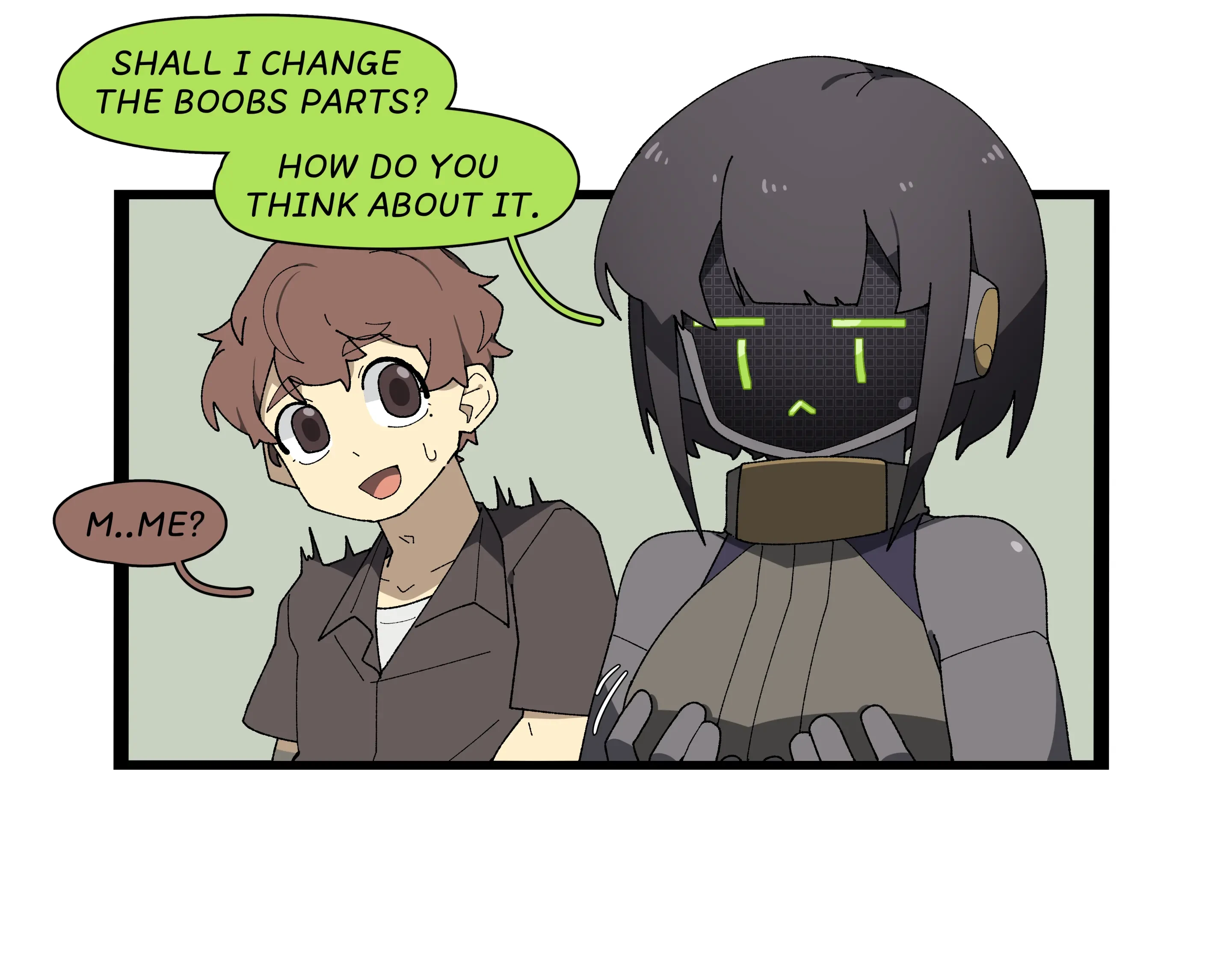 Ev3 - Robot Girl porn comic picture 4