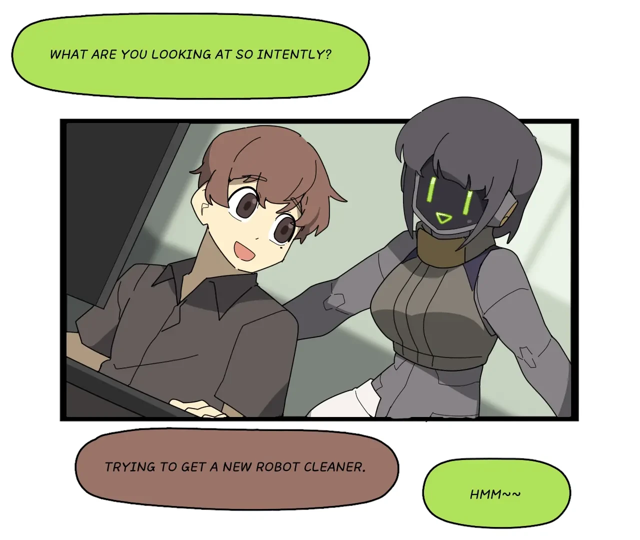 Ev3 - Robot Girl porn comic picture 40