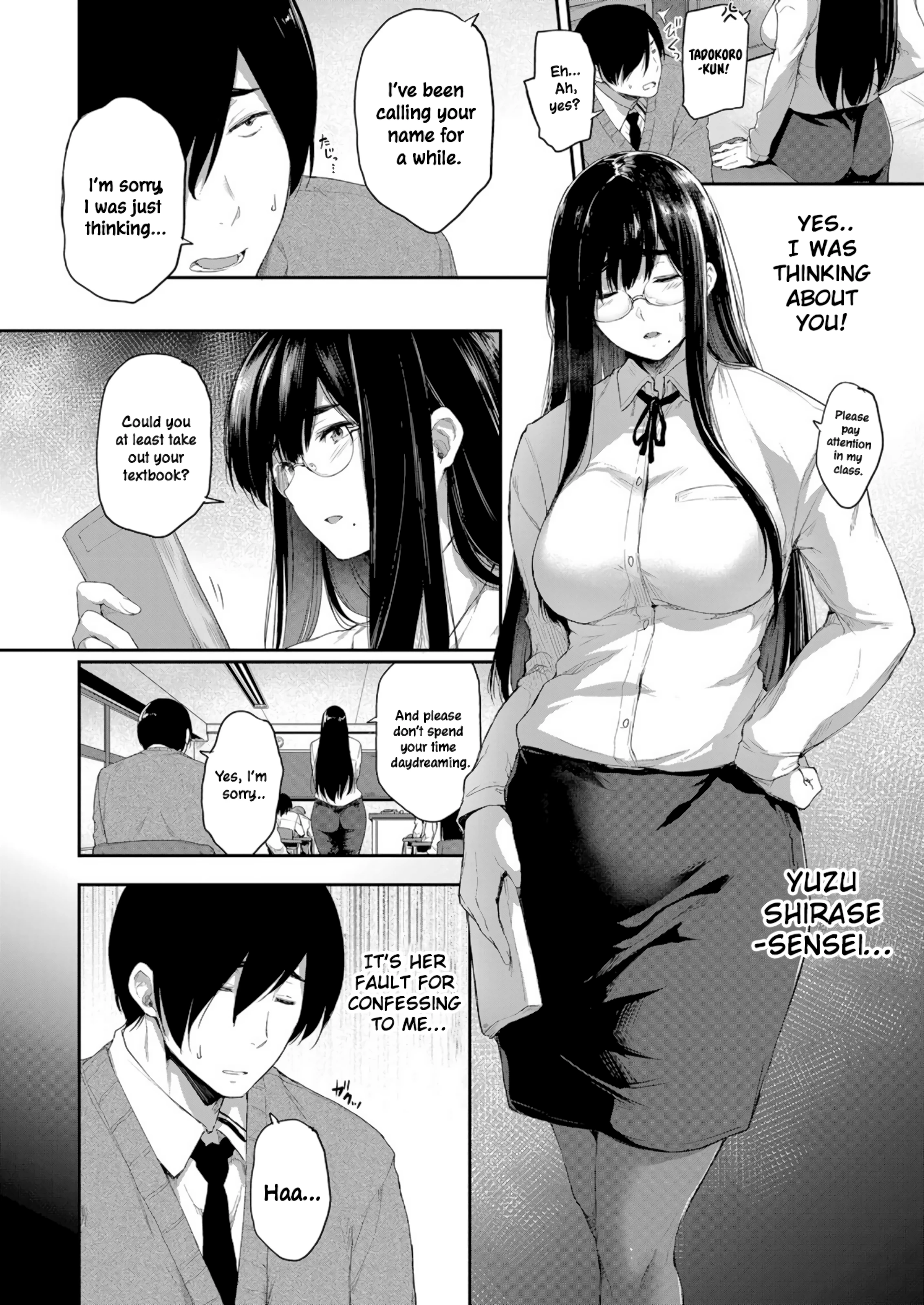 Even a Teacher Wants to Date porn comic picture 4