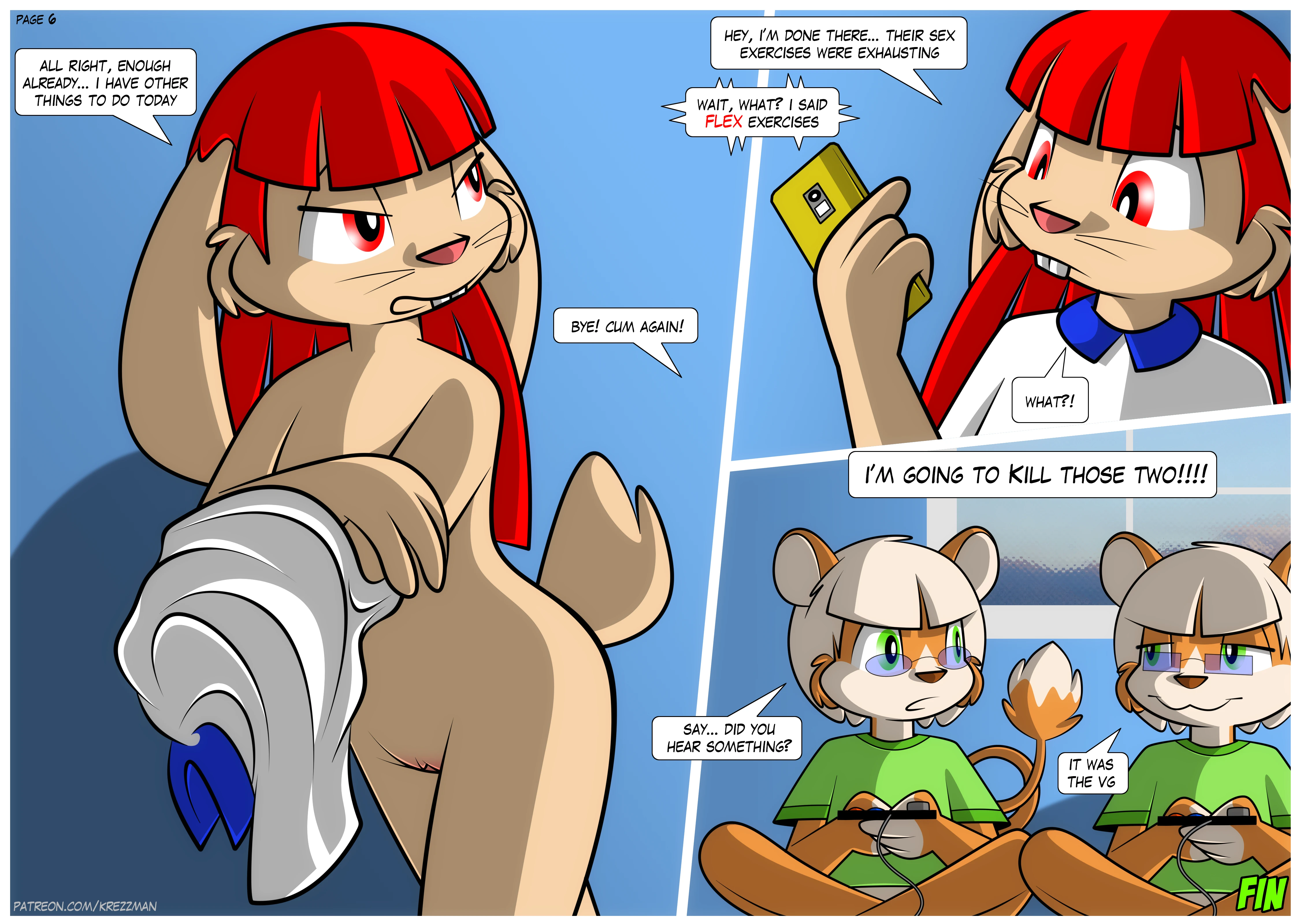 Excercises porn comic picture 11