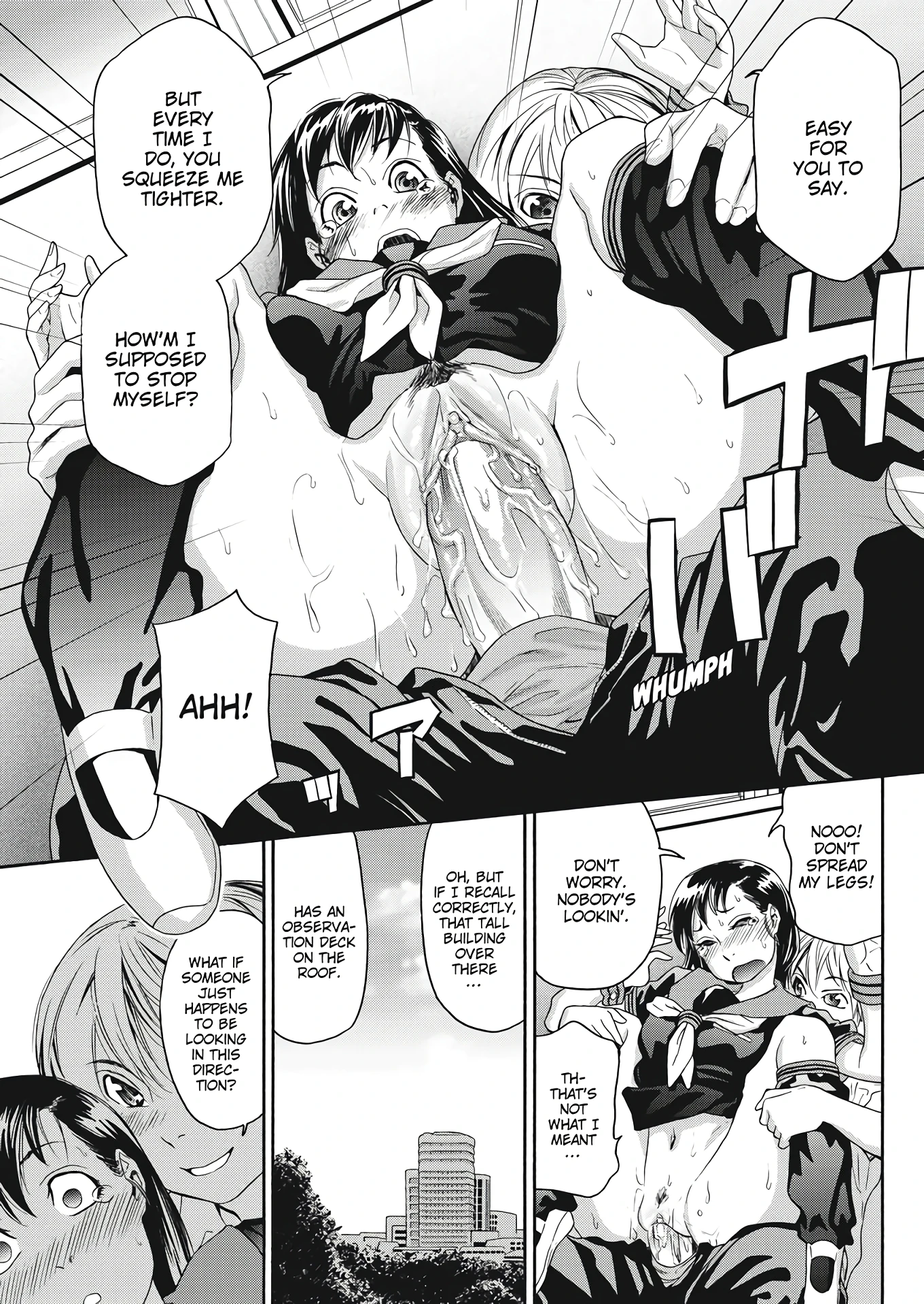Excitement On The Roof porn comic picture 11