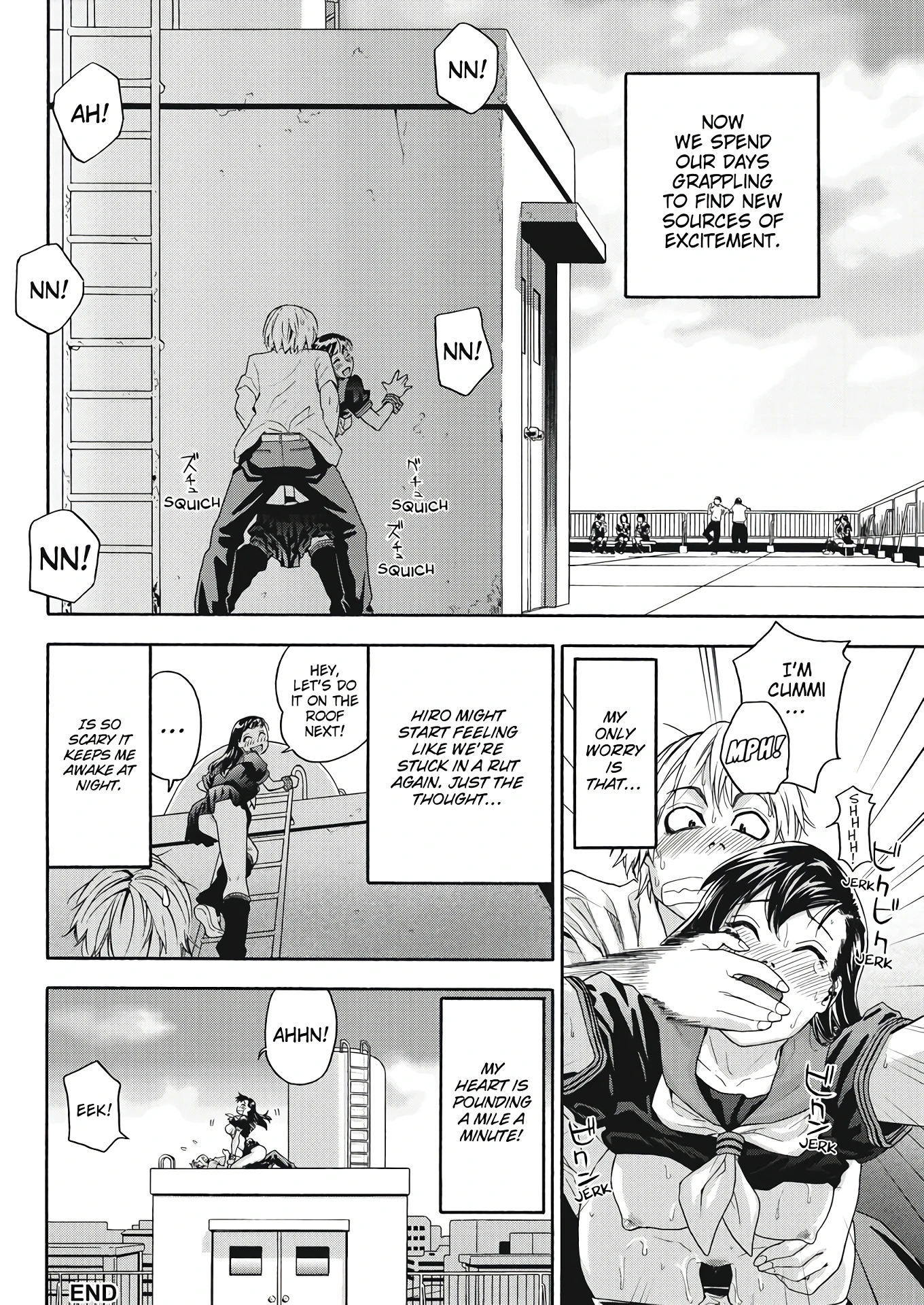 Excitement On The Roof porn comic picture 16