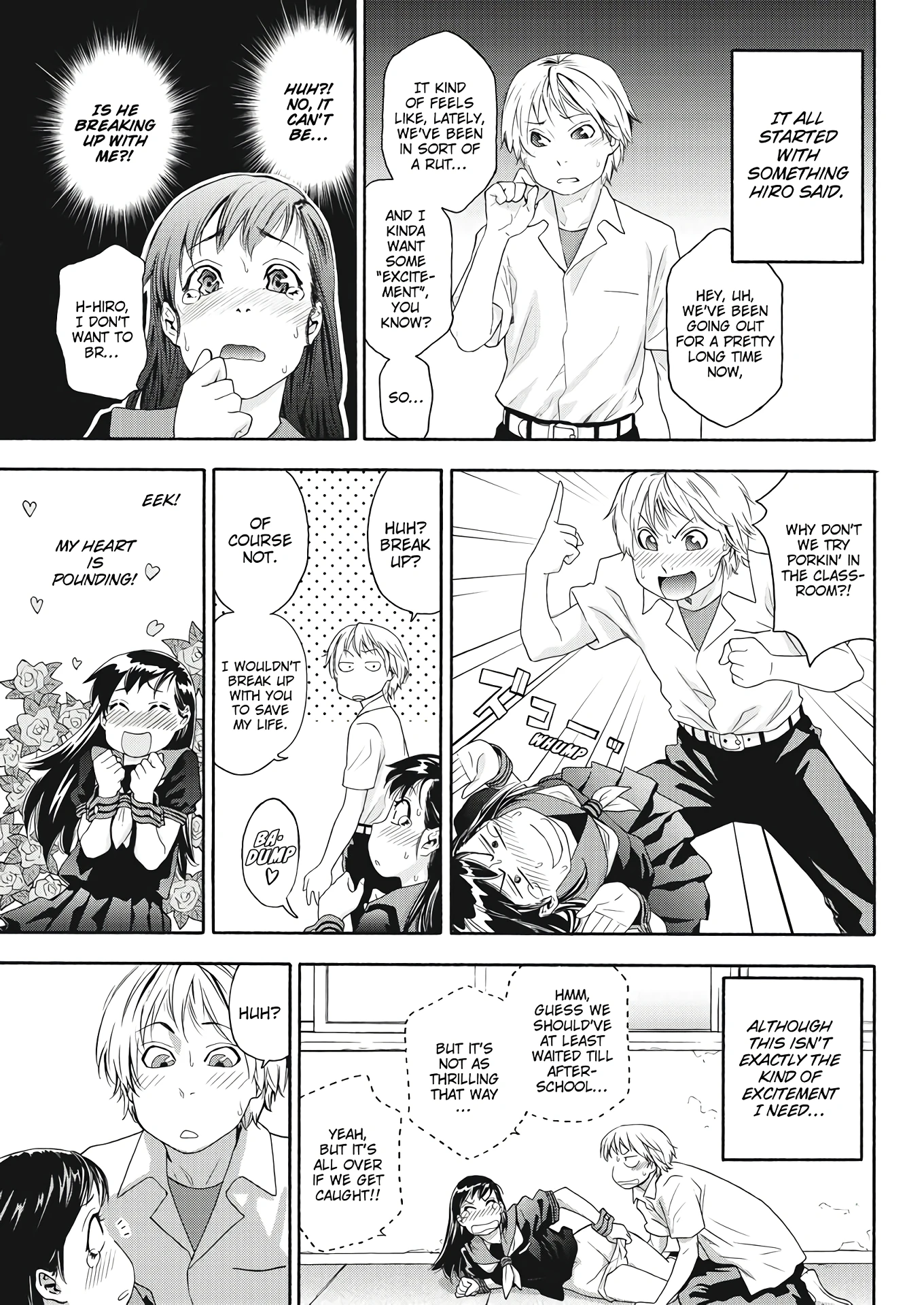Excitement On The Roof porn comic picture 3