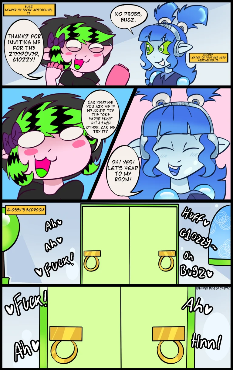Experience over Sleepover porn comic picture 1