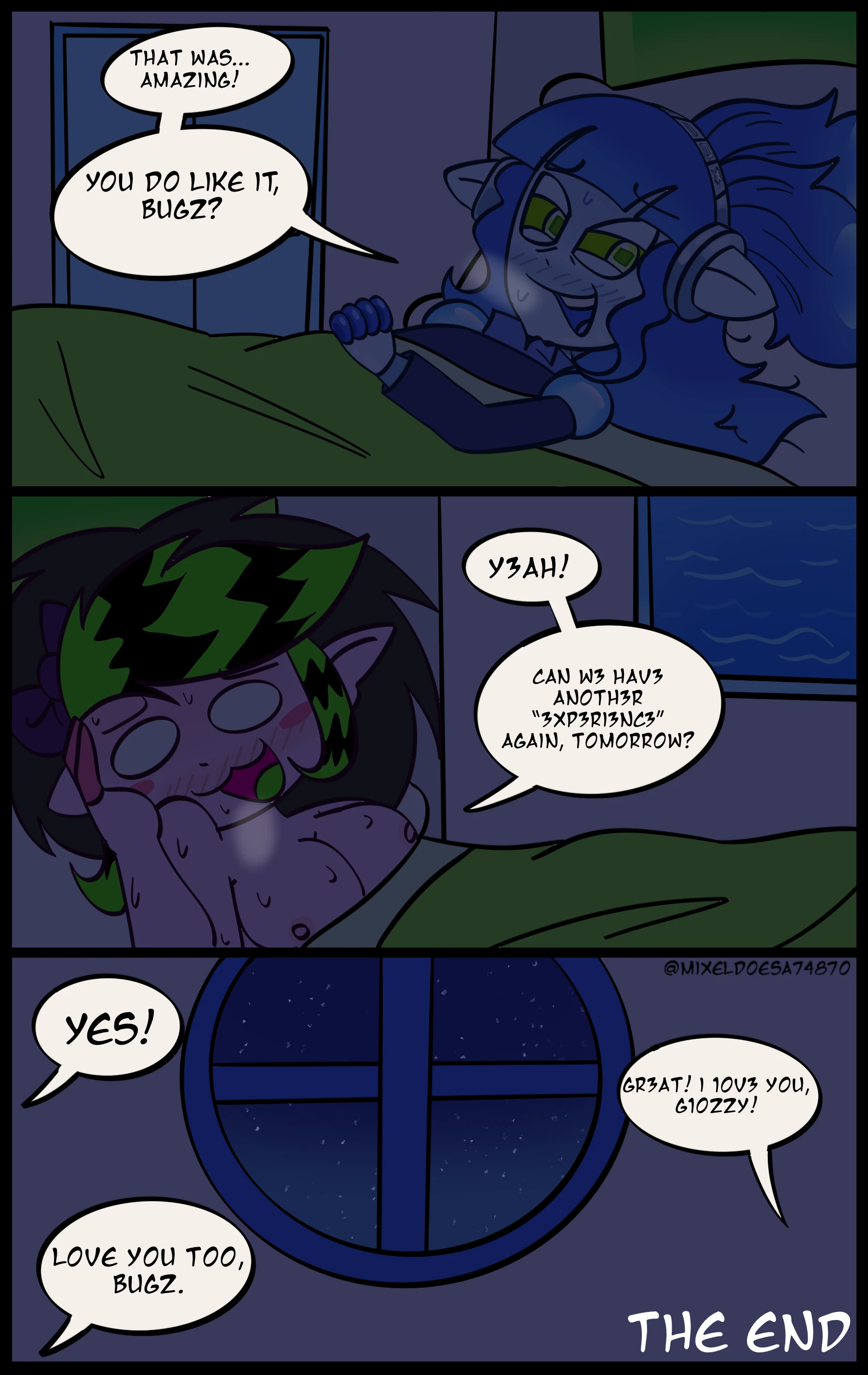 Experience over Sleepover porn comic picture 4