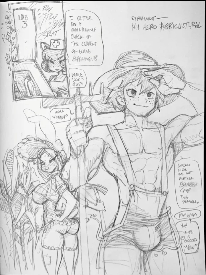 Experiment – My Hero Agricultural porn comic picture 1