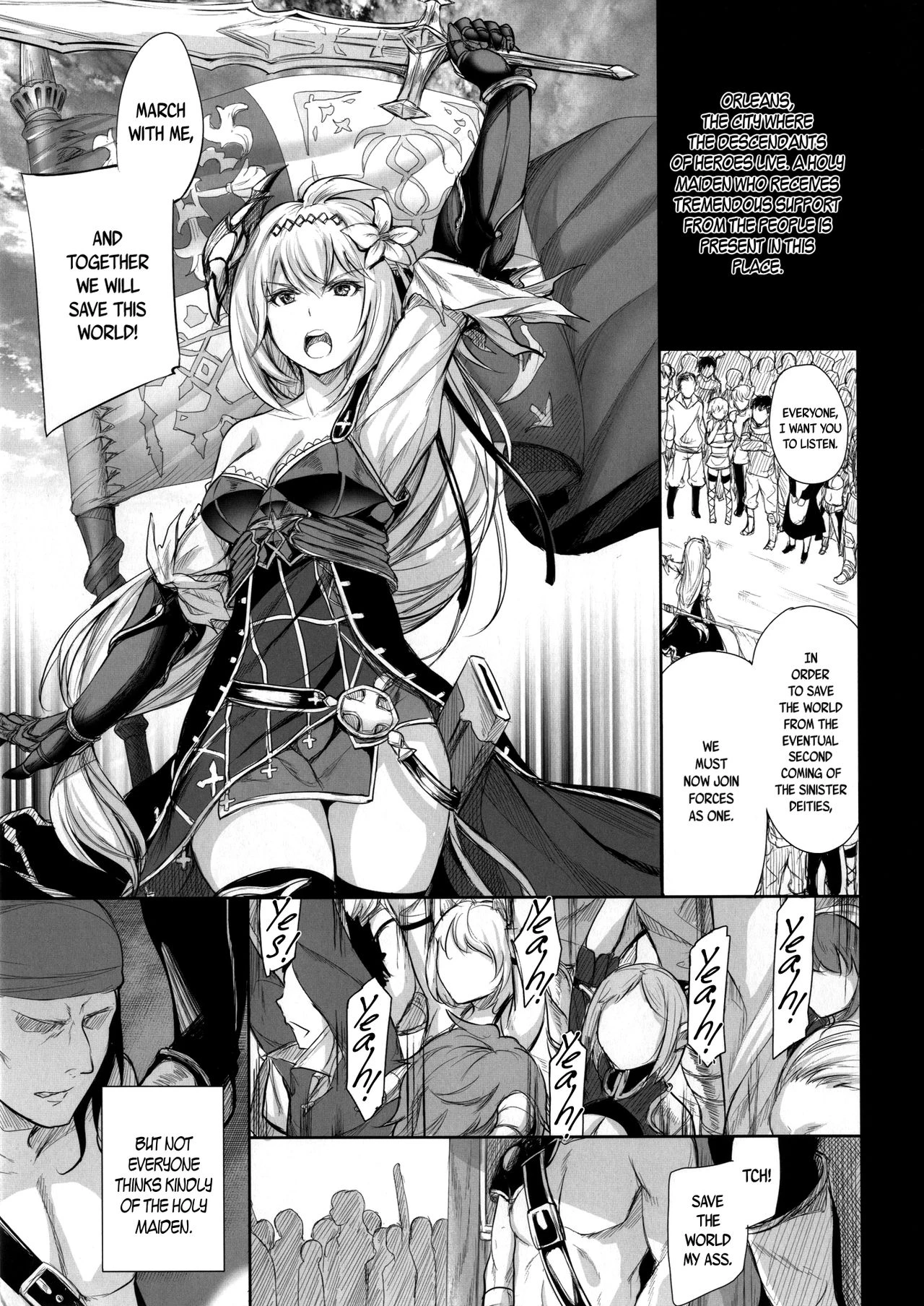 Fall of the Holy Maiden porn comic picture 2