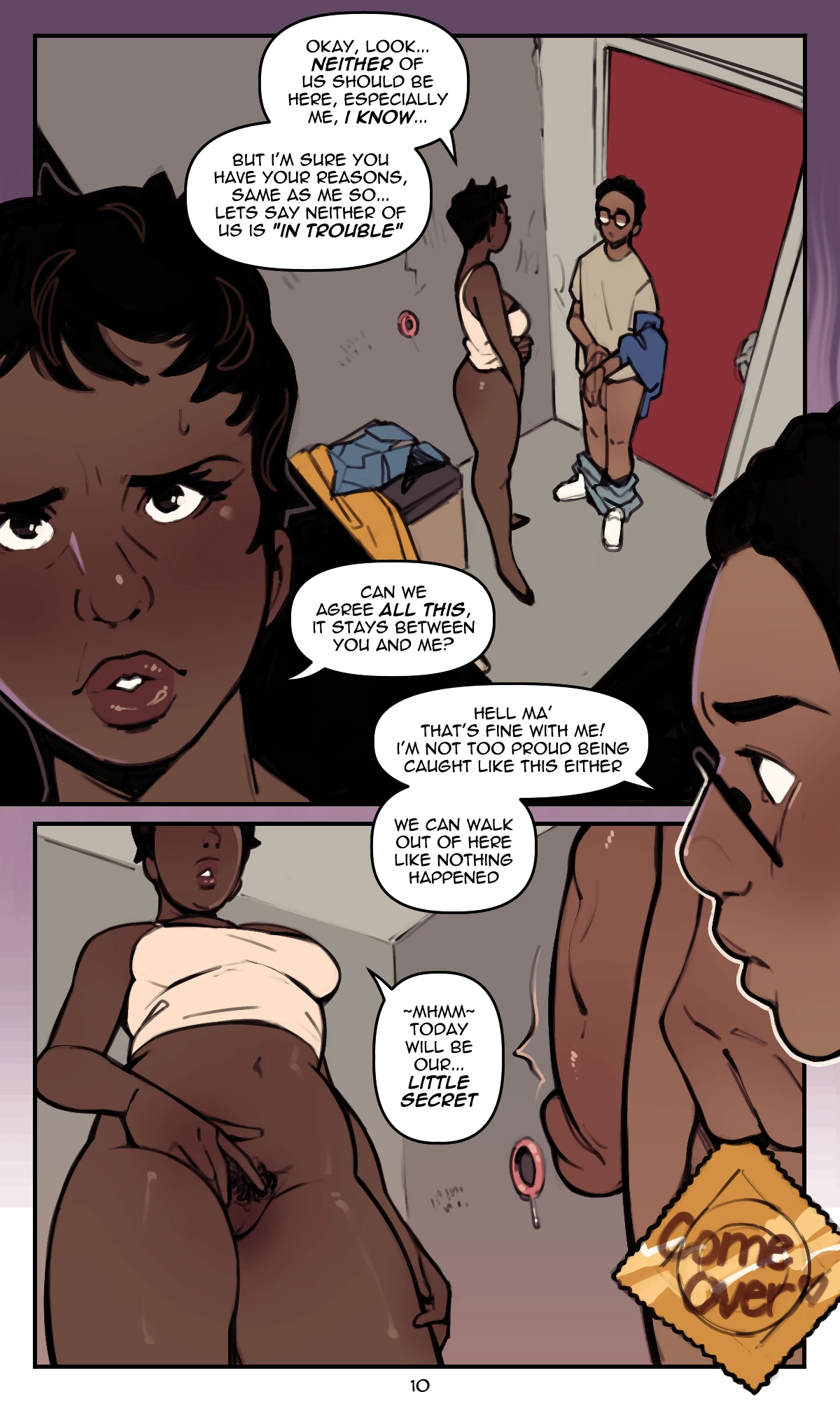 Familial Descent Trough The Hole In The Wall porn comic picture 11