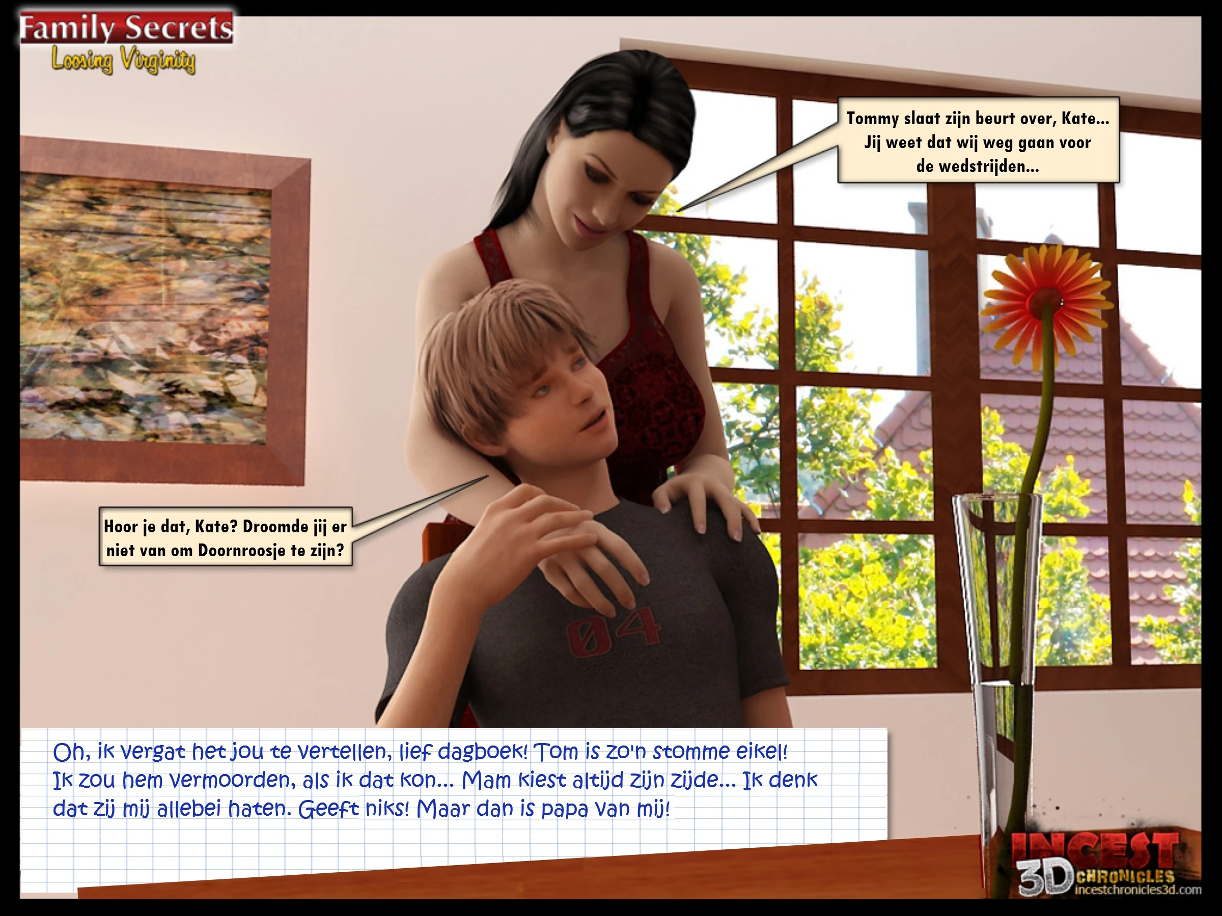 Family Secrets-Loosing Virginity [NL] porn comic picture 4