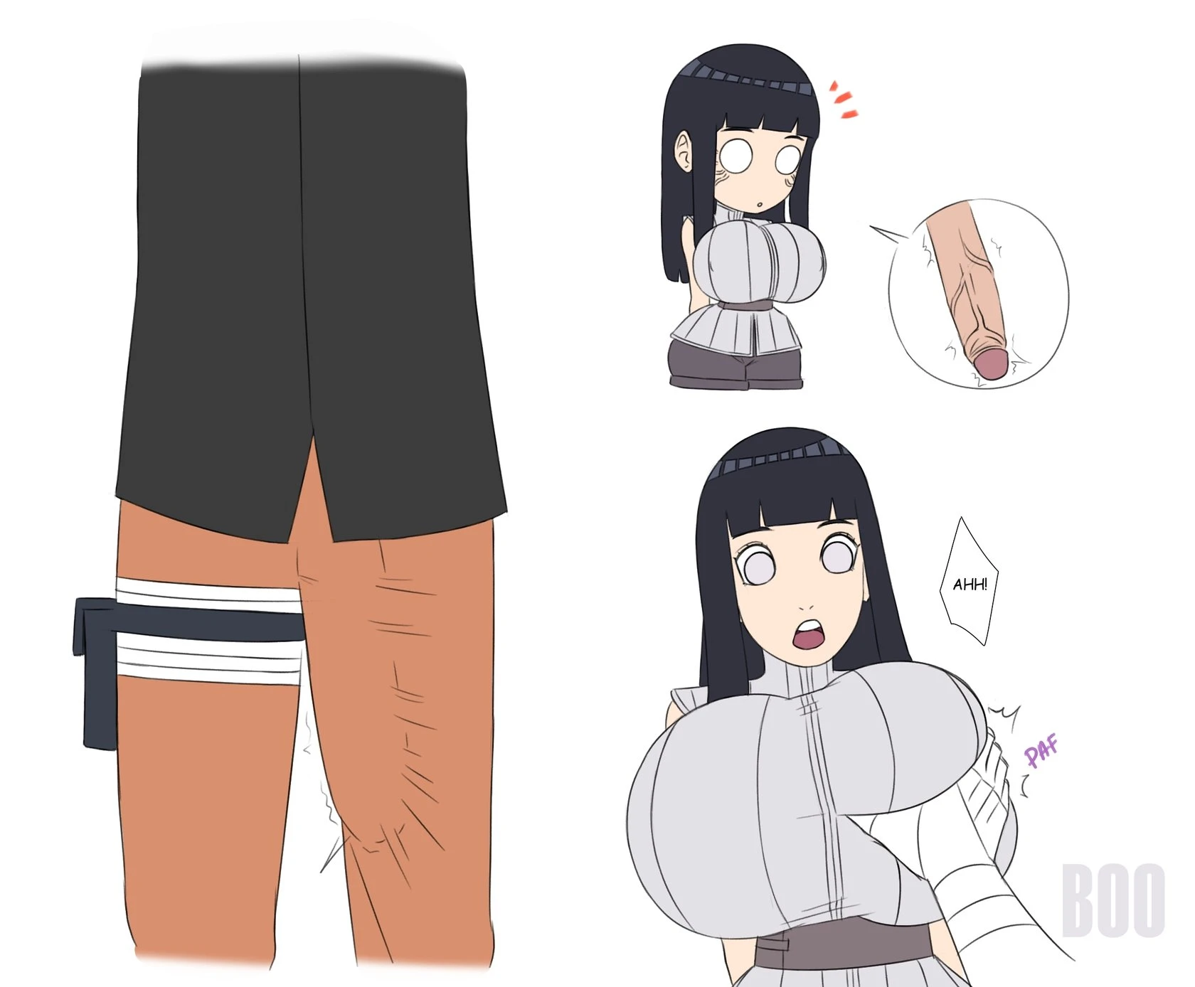 Fat Ass Hyuuga porn comic picture 2