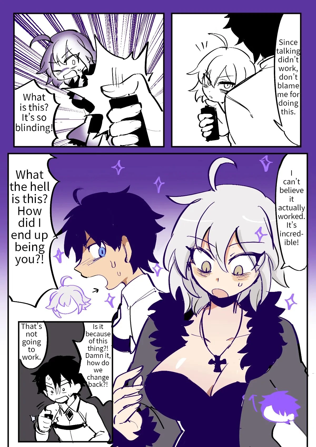 Fate/Grand Order Body Swap porn comic picture 5