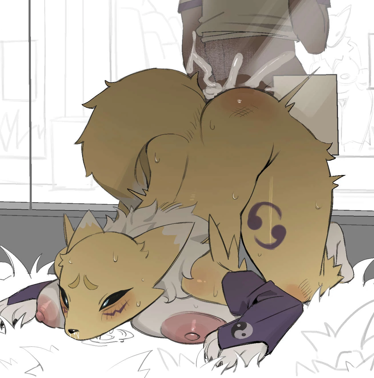 Feeding the Renamon porn comic picture 9