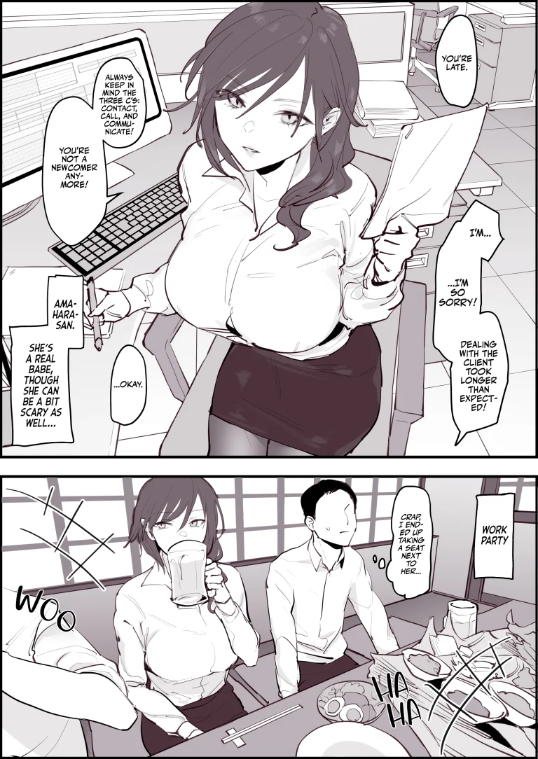 Female Boss porn comic picture 1