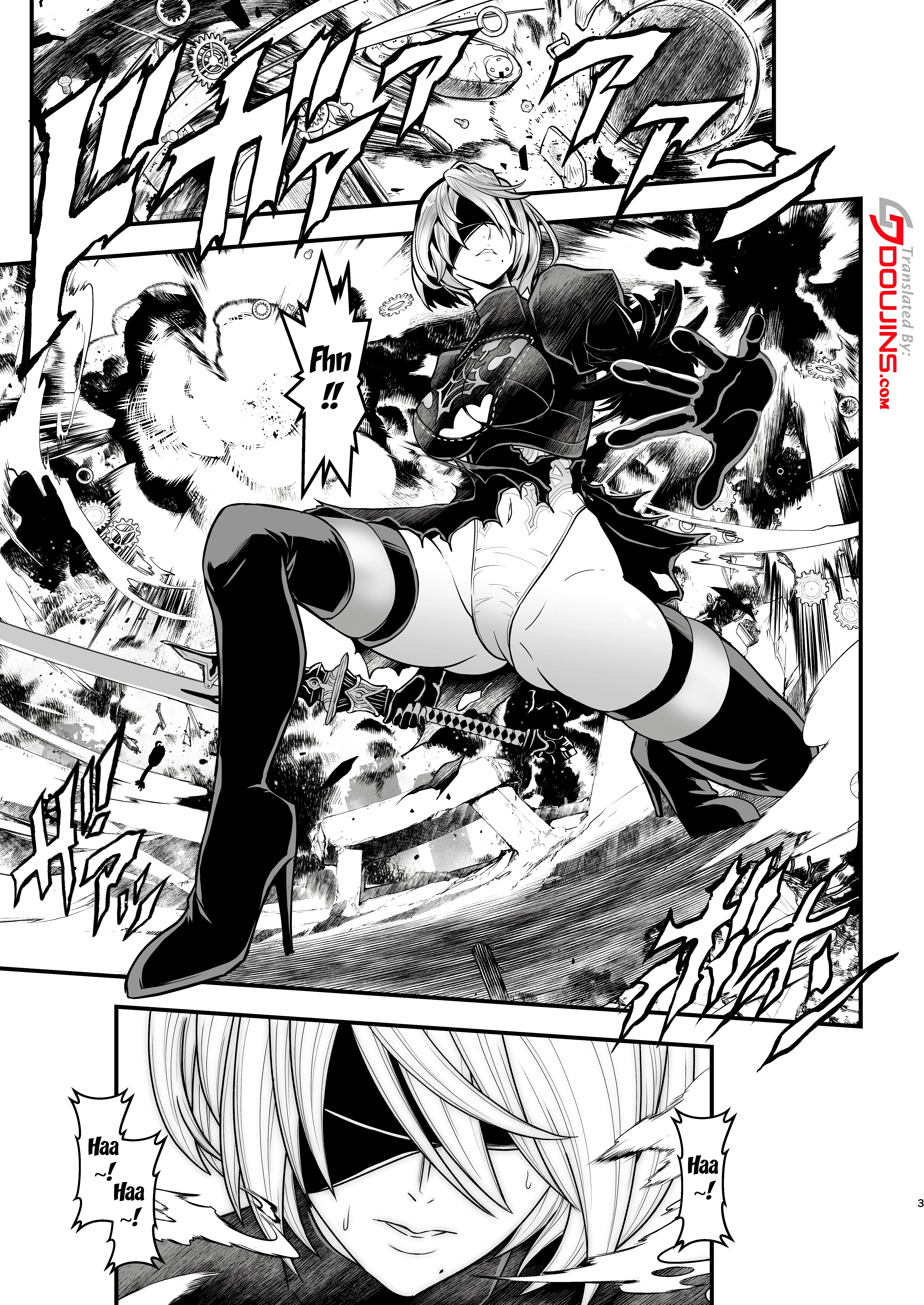 Female Warrior Rest porn comic picture 2
