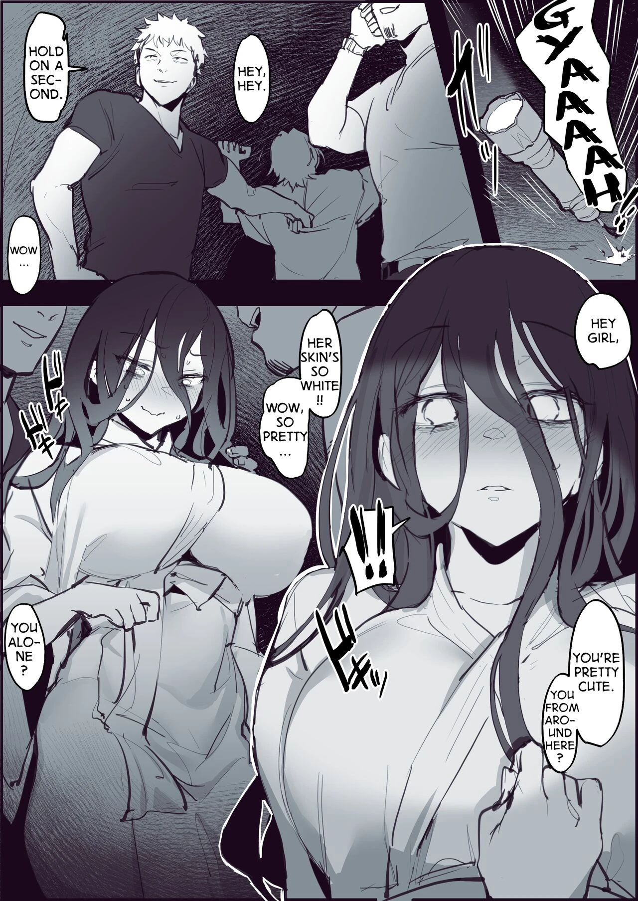 Finding Company in a Haunted Place - 心霊スポットで意気投合 porn comic picture 2