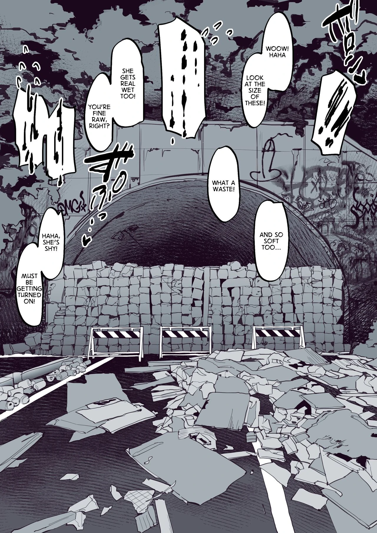 Finding Company in a Haunted Place - 心霊スポットで意気投合 porn comic picture 3
