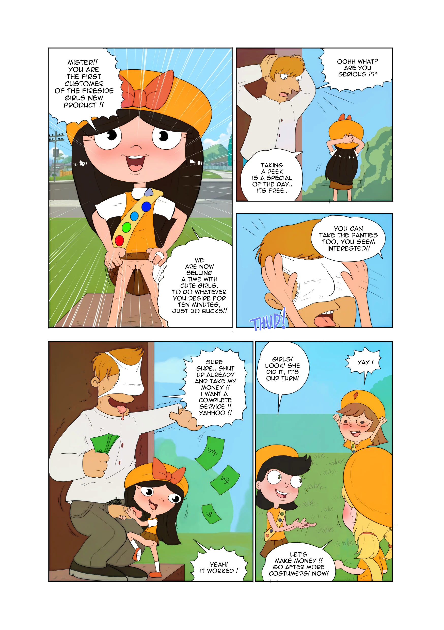 FireSlut Girls porn comic picture 6